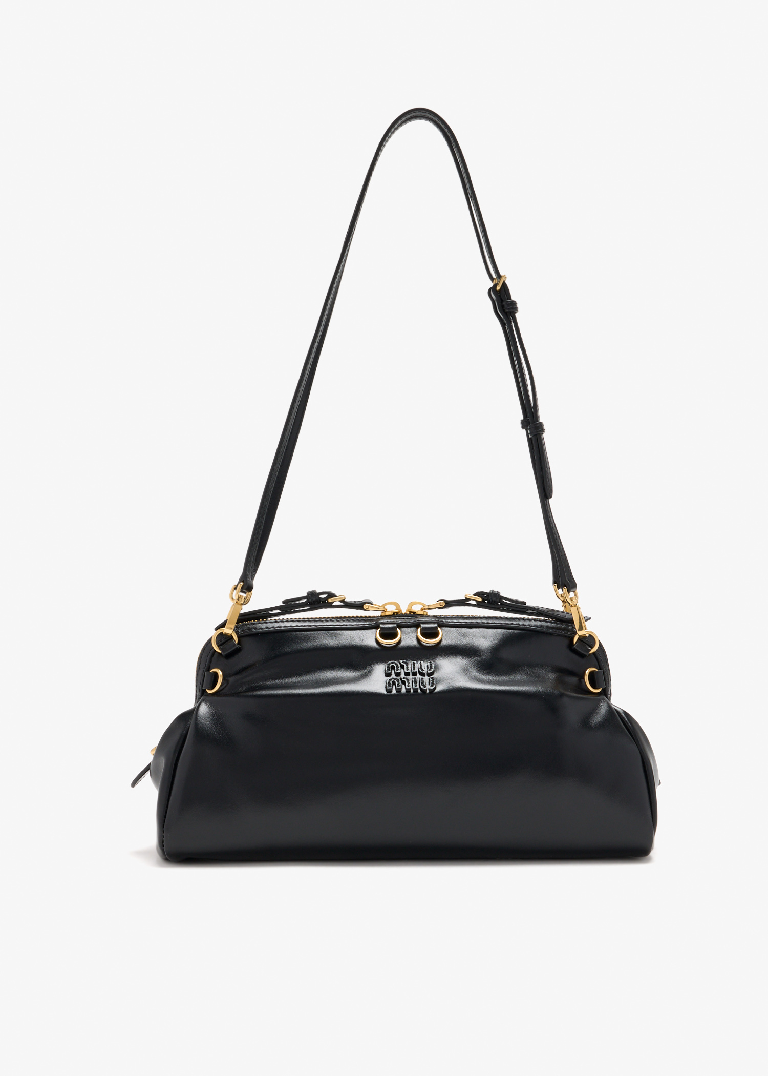 Caprice shiny leather clutch, Black
Caprice shiny leather clutch, Black