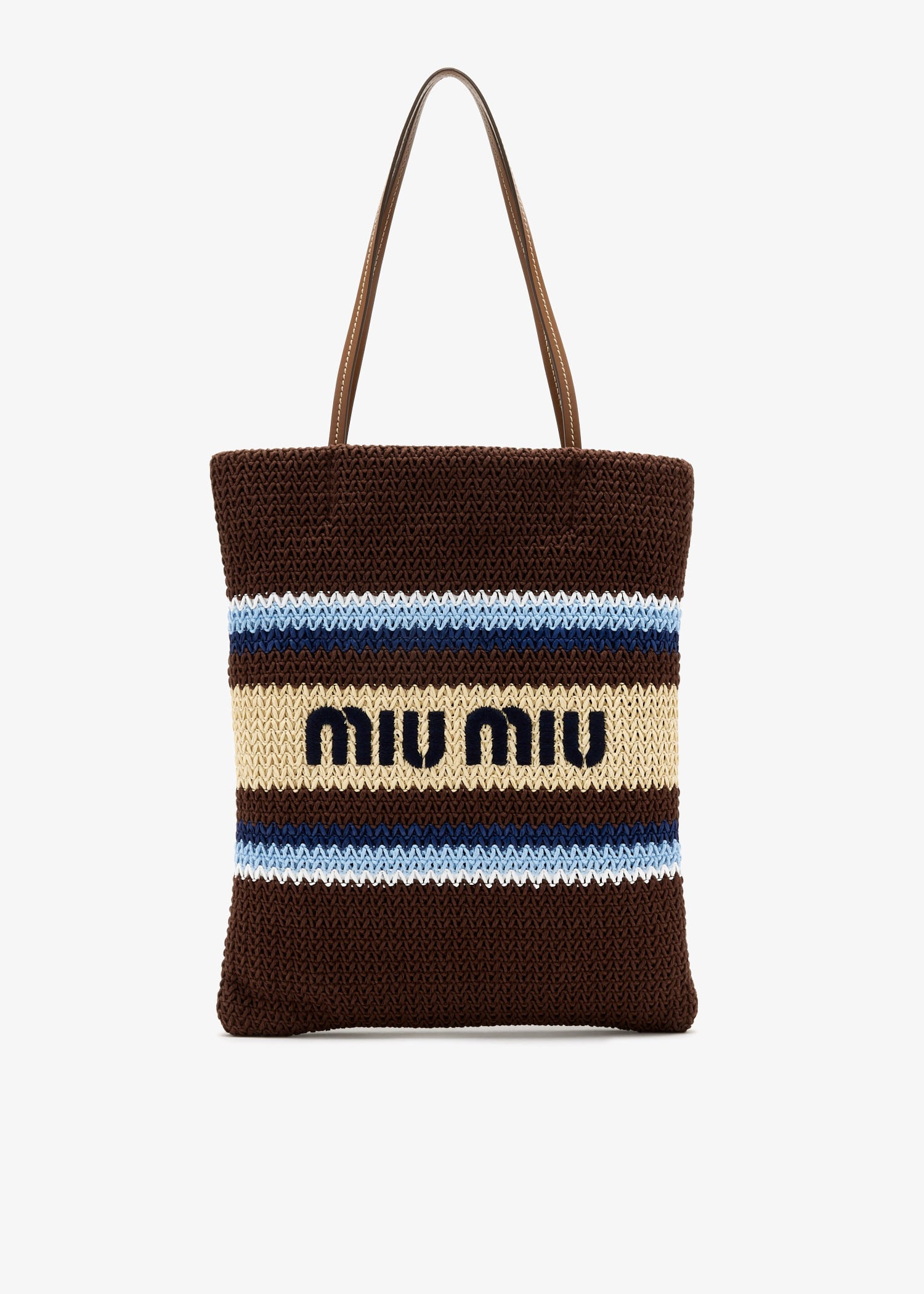 Raffia-effect woven tote bag, Brown
Raffia-effect woven tote bag, Brown