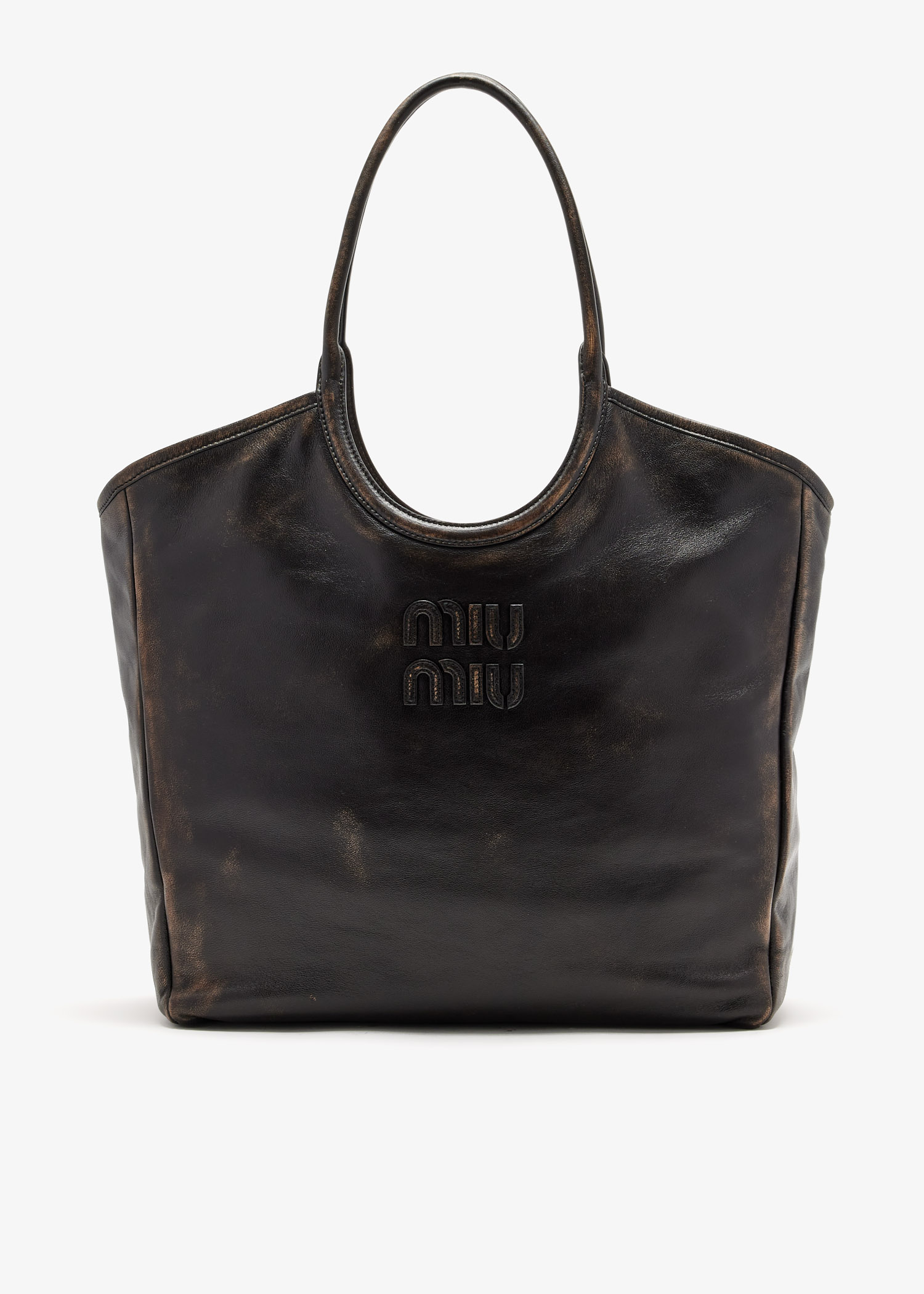 Ivy leather tote bag, Brown
Ivy leather tote bag, Brown