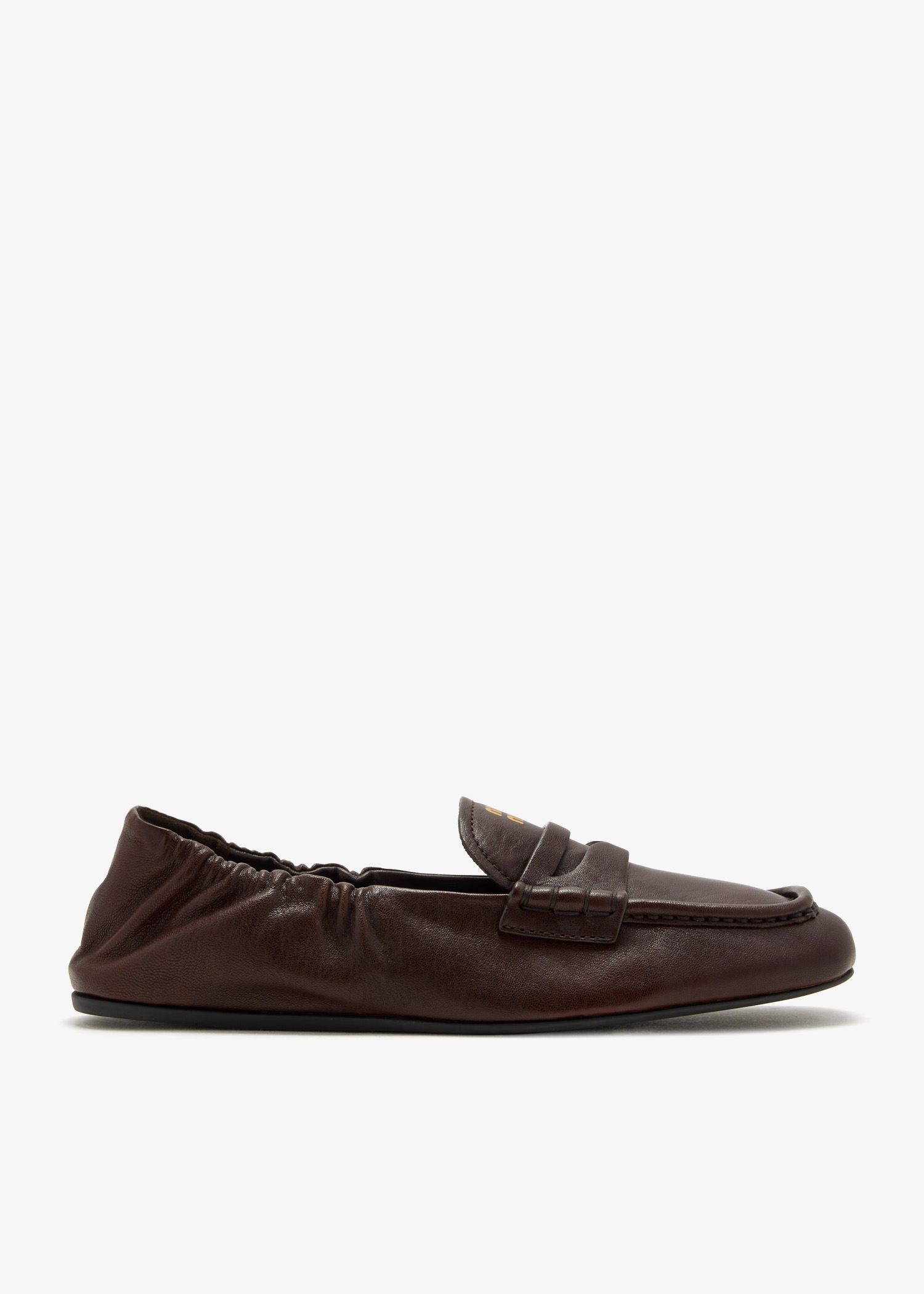 Ruches nappa leather loafers, Brown
Ruches nappa leather loafers, Brown