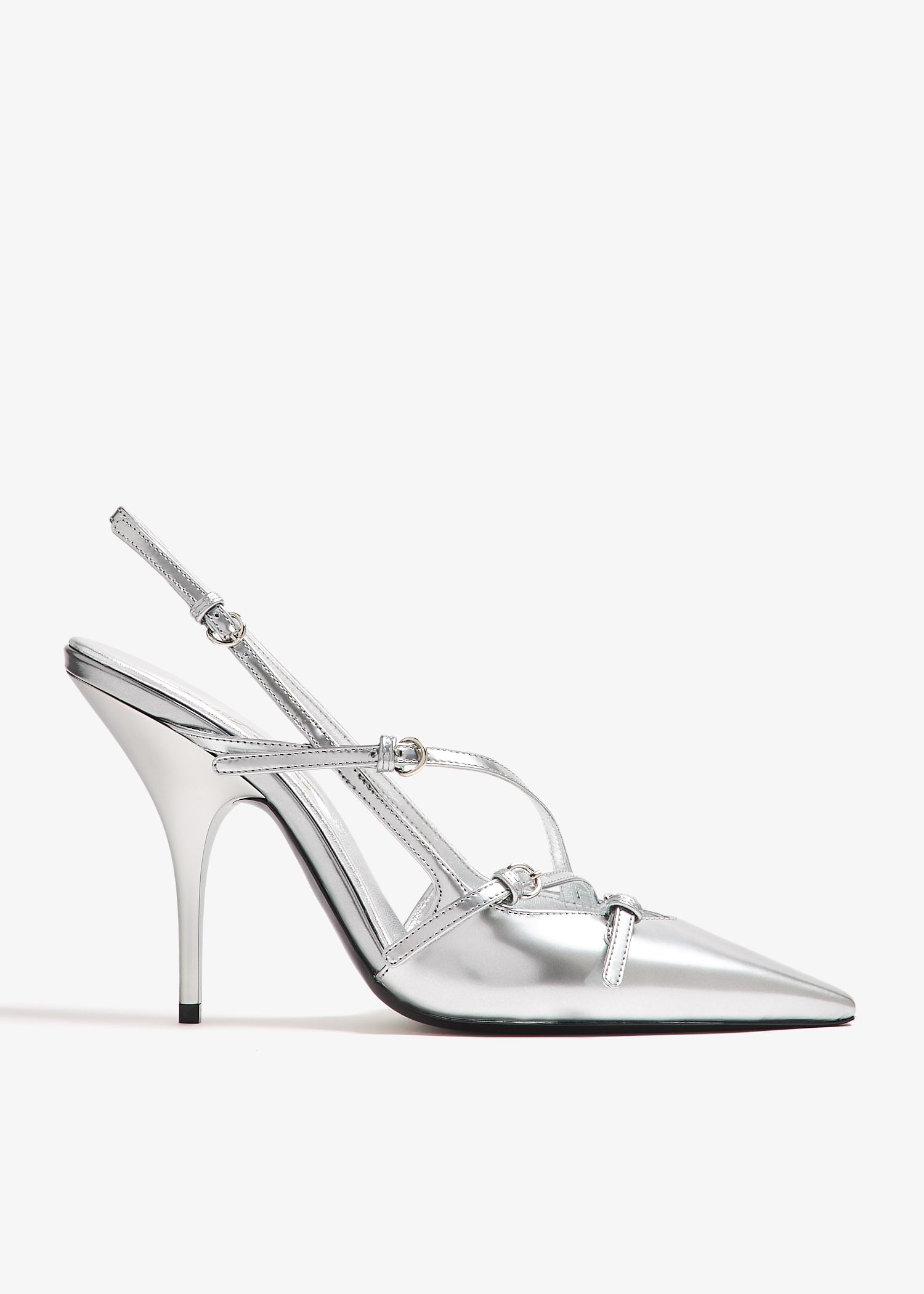 Buckle slingback pumps, Silver
Buckle slingback pumps, Silver
