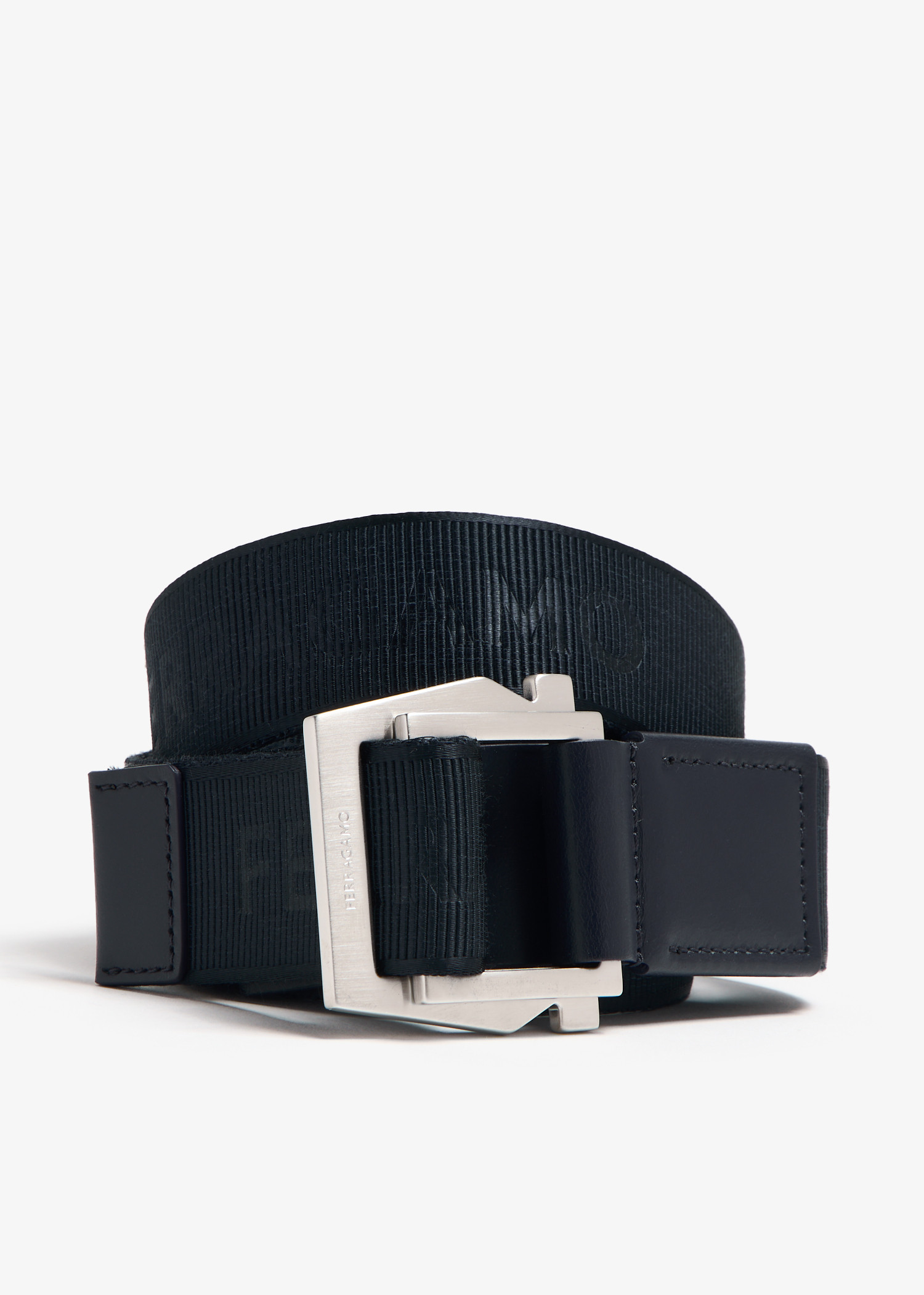 Gancini buckle belt, Blue
Gancini buckle belt, Blue