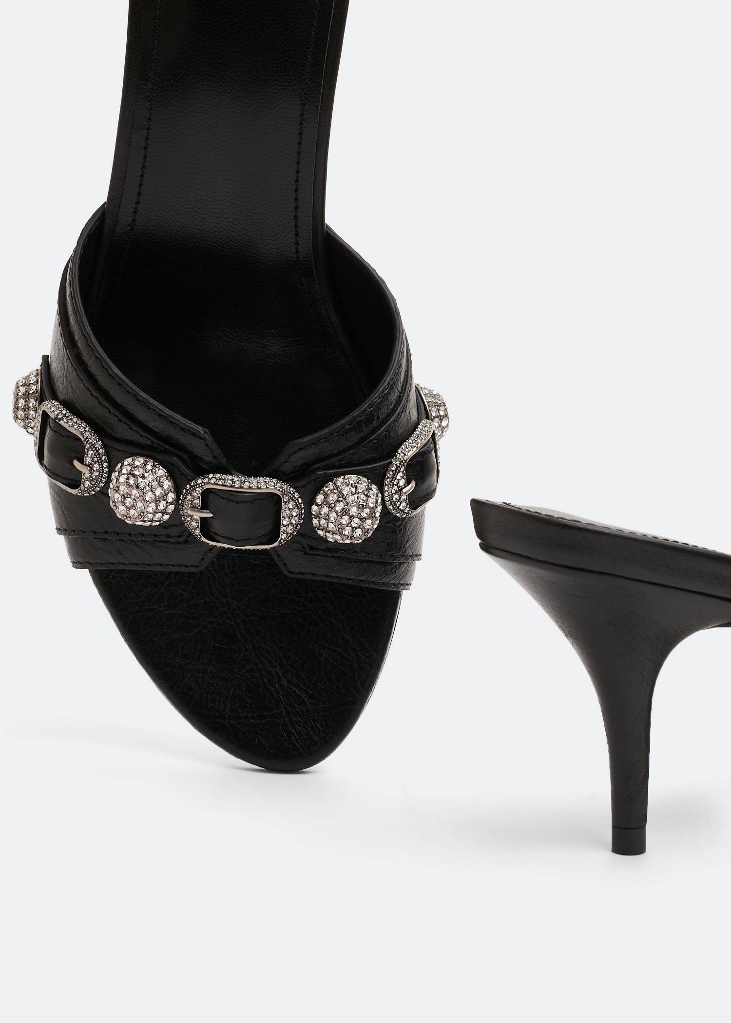 Cagole sandals, Black