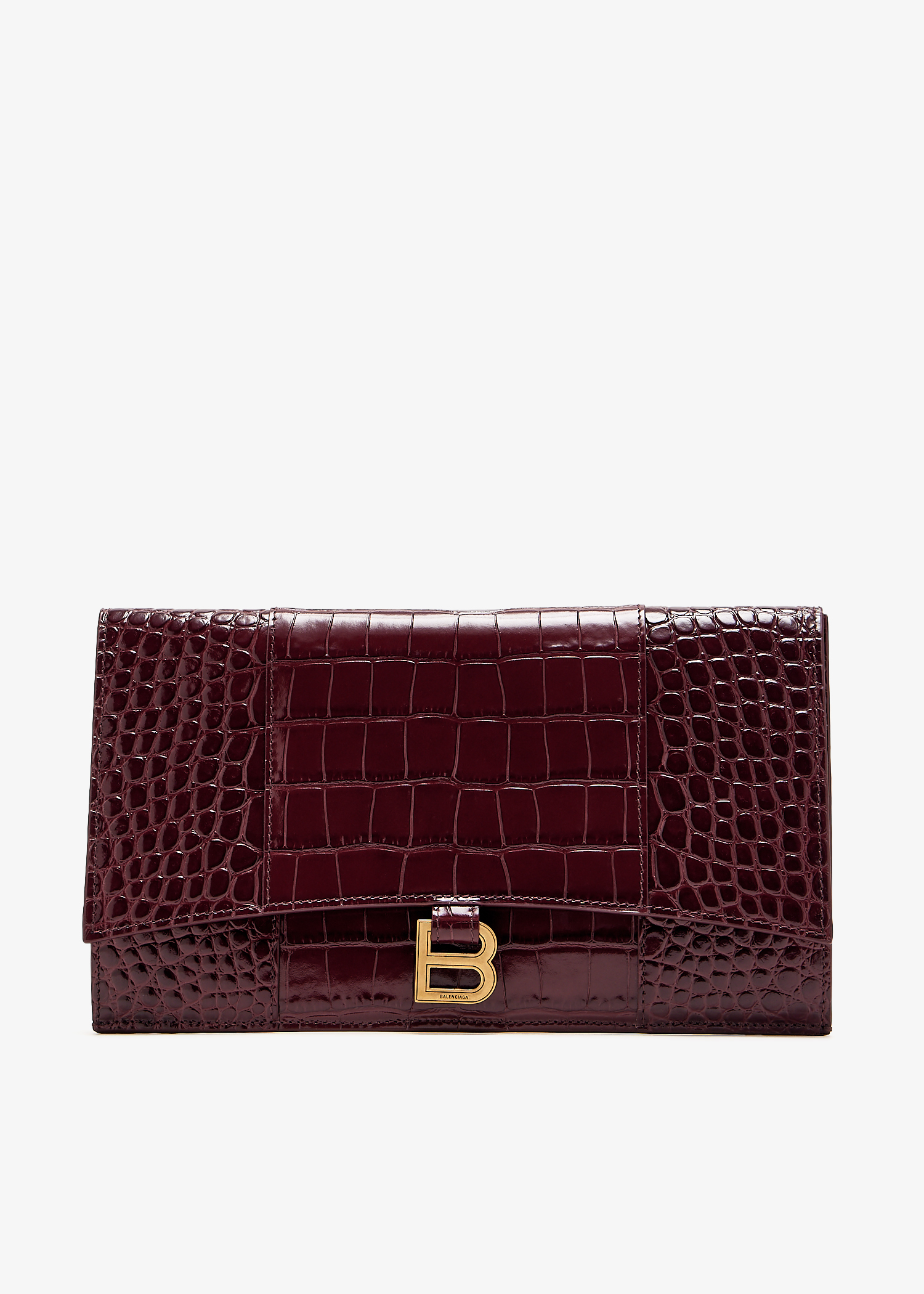 Hourglass flat pouch, Burgundy
Hourglass flat pouch, Burgundy