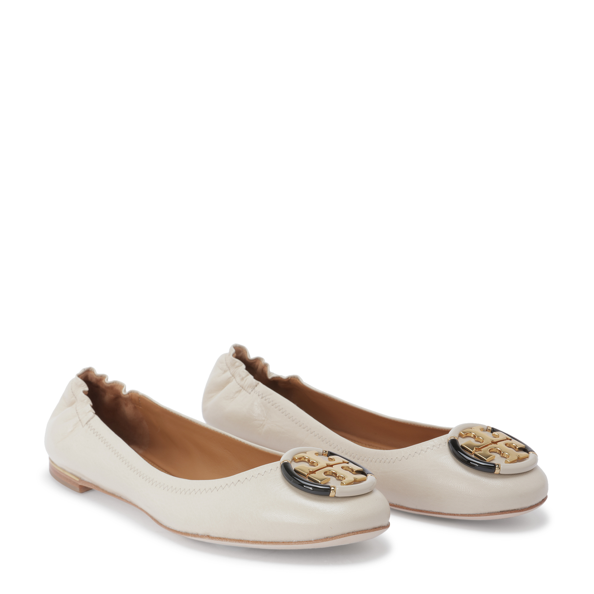 Minnie ballet flats, White