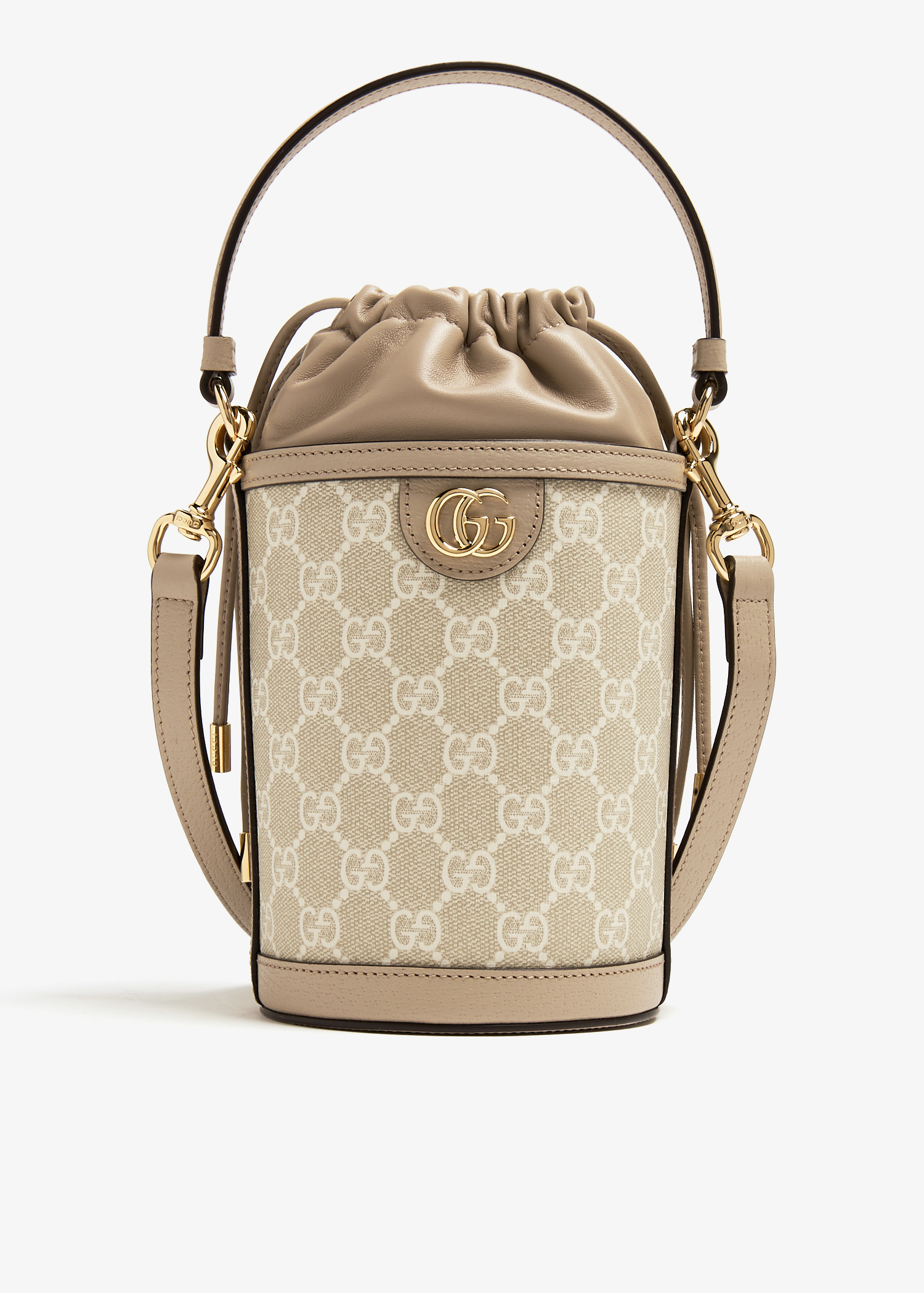 Ophidia mini bucket bag, Beige
Ophidia mini bucket bag, Beige