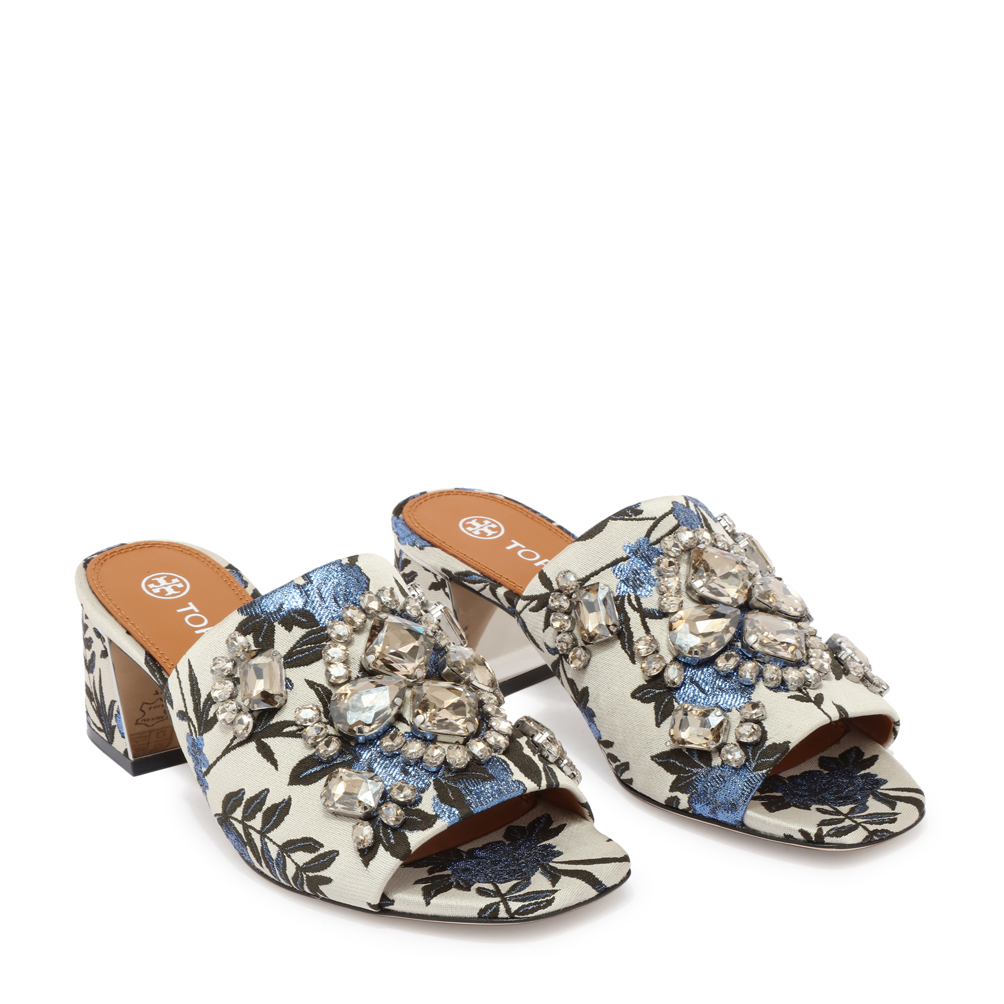 Martine mules, White