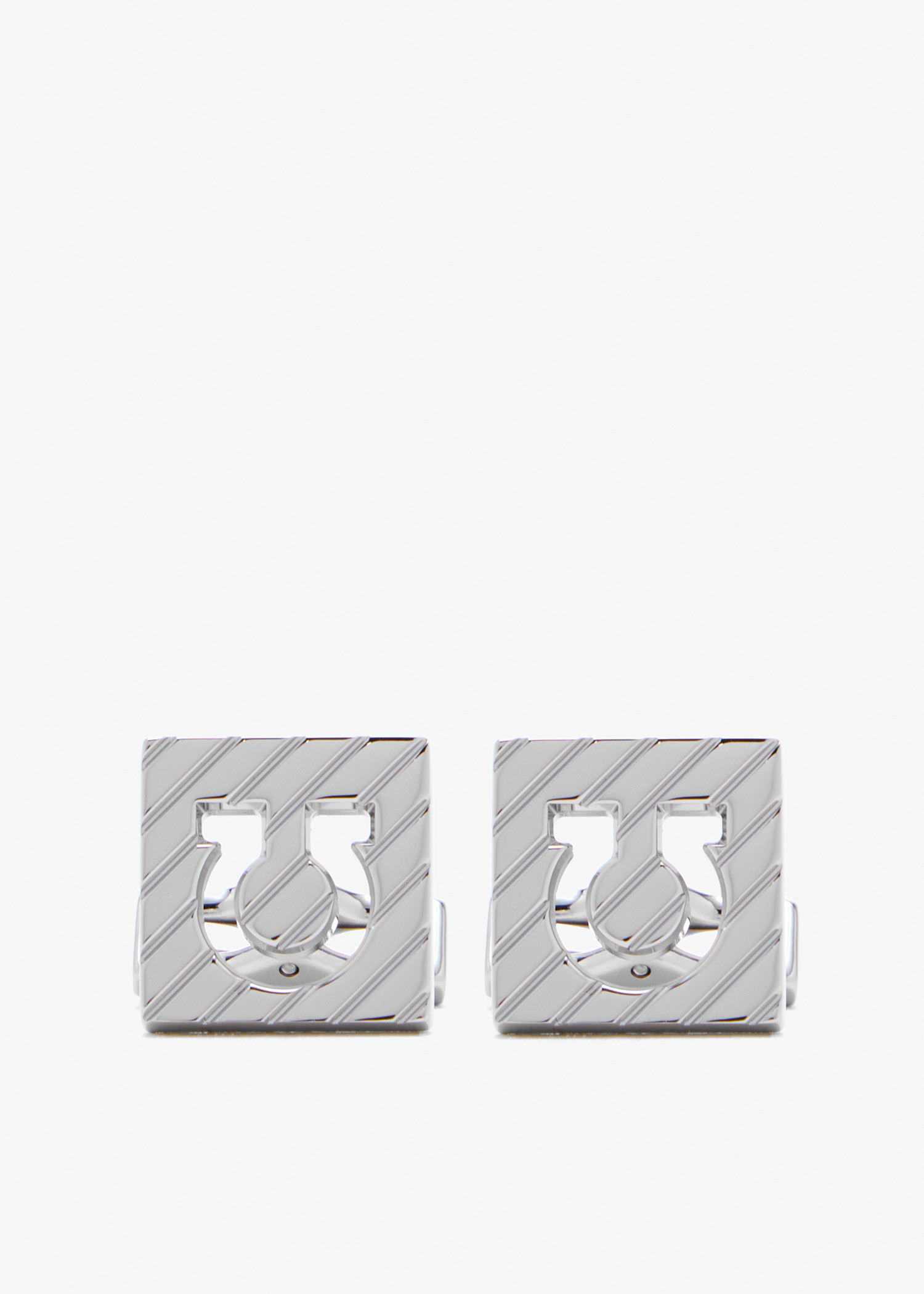 Gancini square cufflinks, Silver
Gancini square cufflinks, Silver