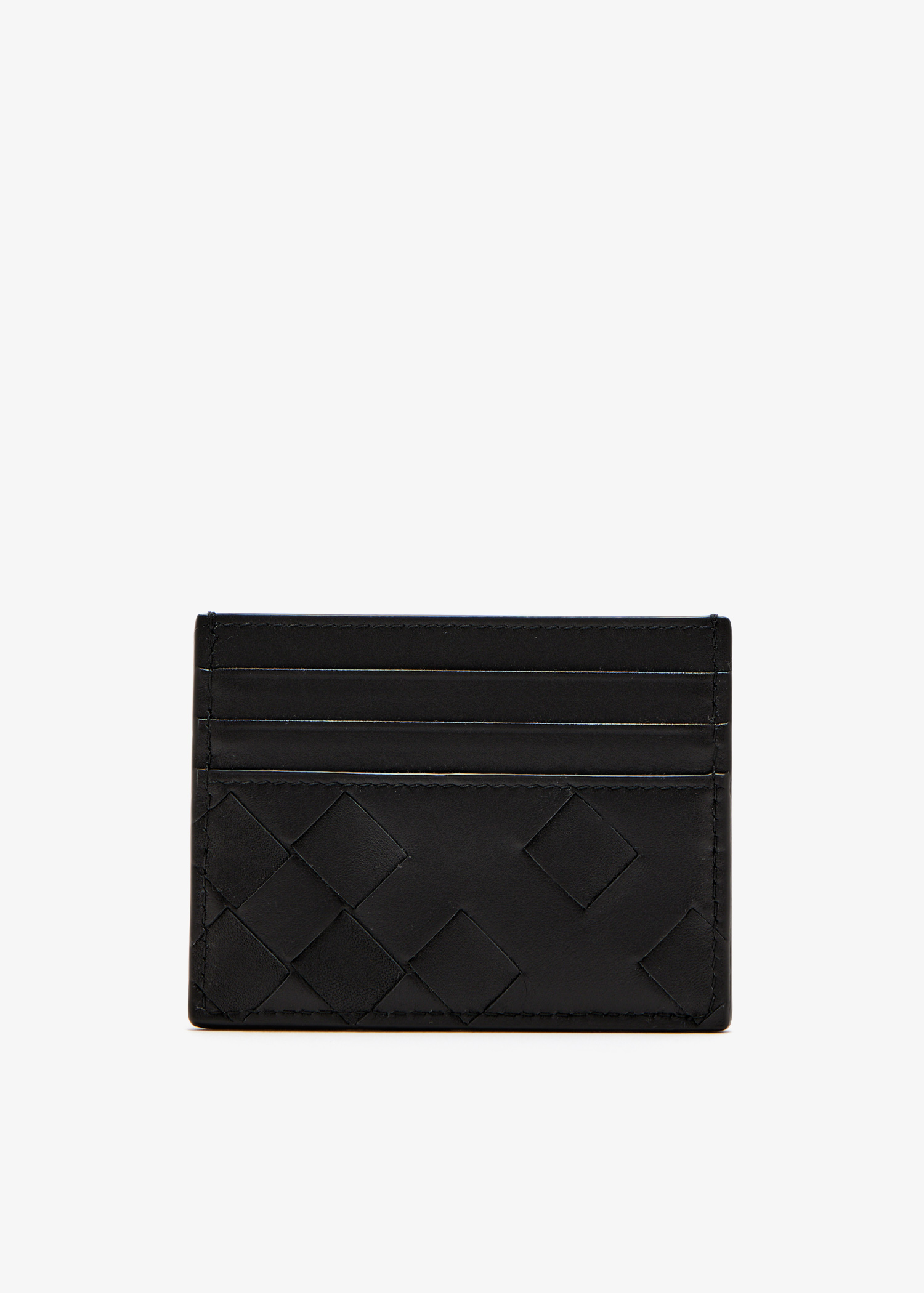 Intrecciato card case, Black
Intrecciato card case, Black