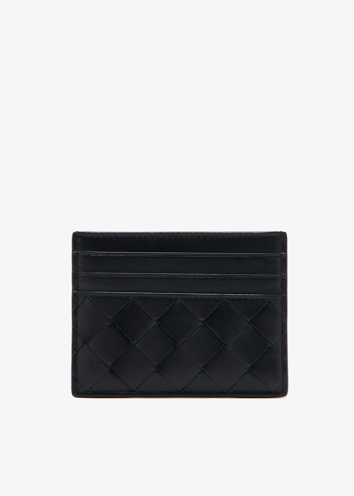 Intrecciato card case, Black
Intrecciato card case, Black