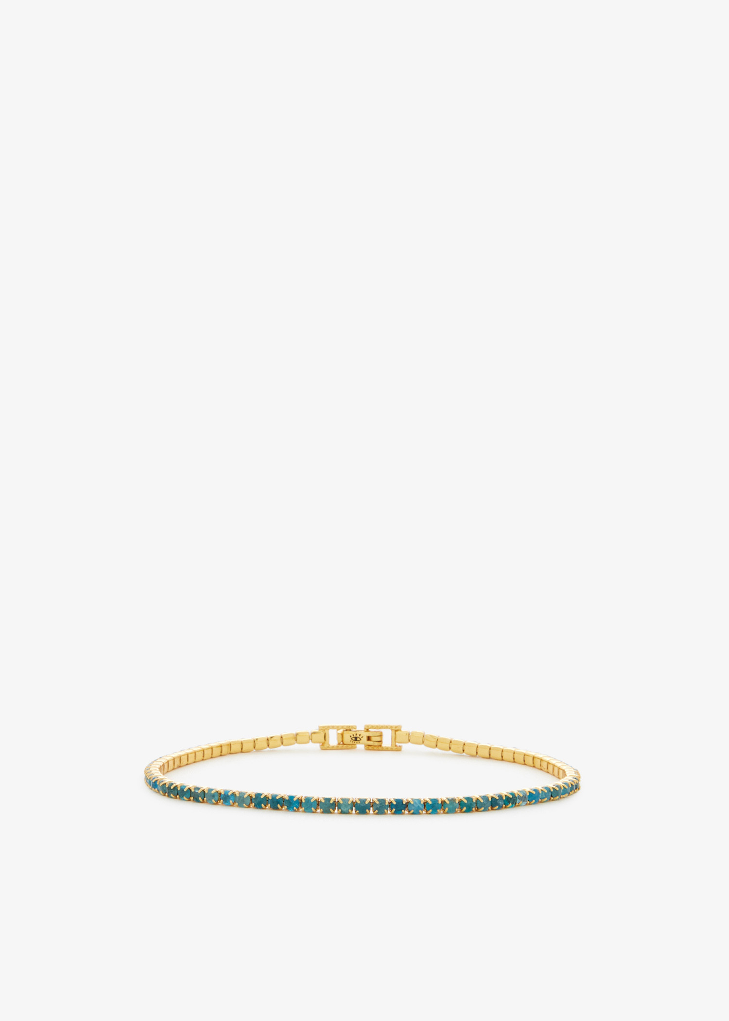 Apatite tennis bracelet, Gold
Apatite tennis bracelet, Gold