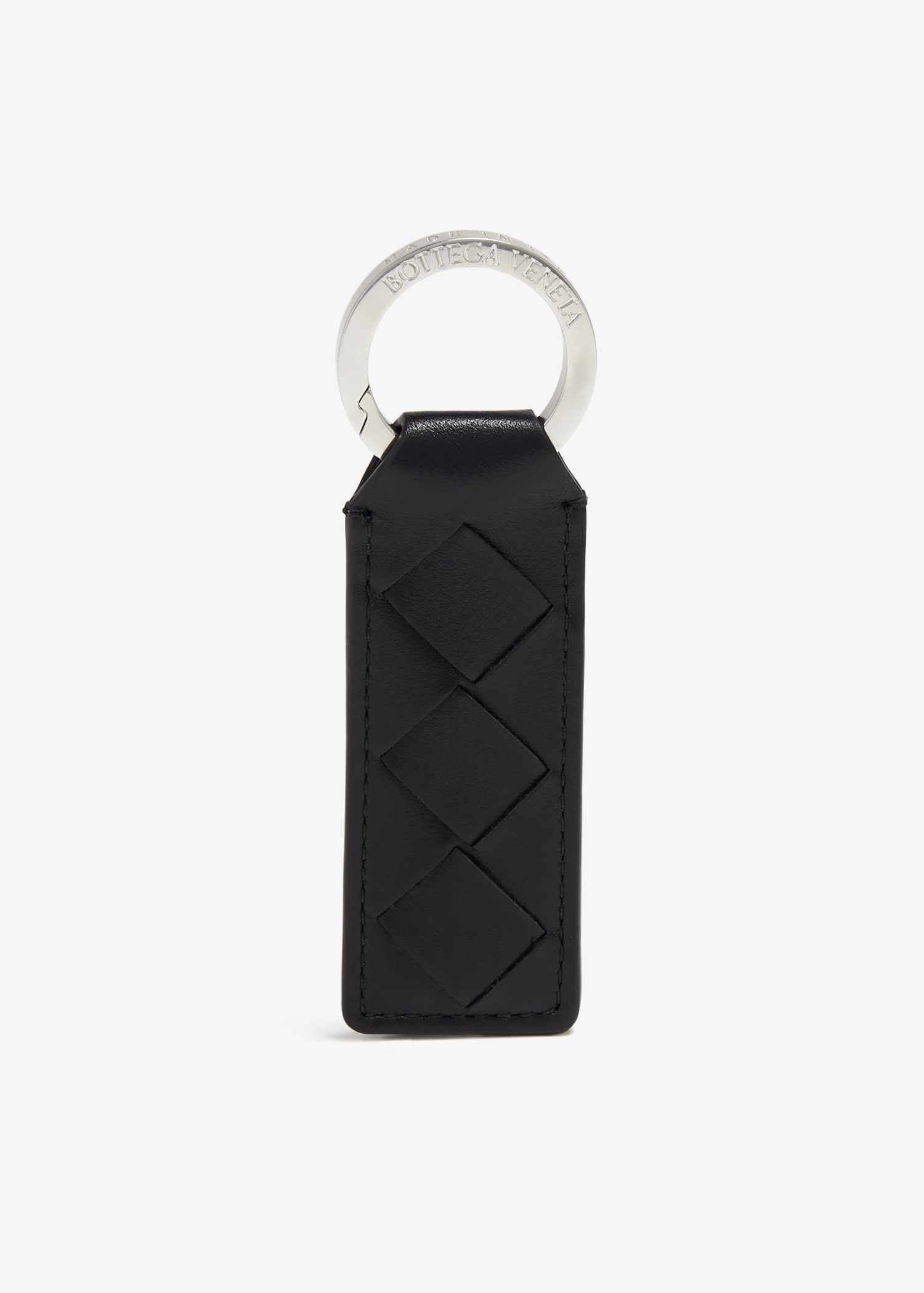 Intrecciato key ring, Black
Intrecciato key ring, Black