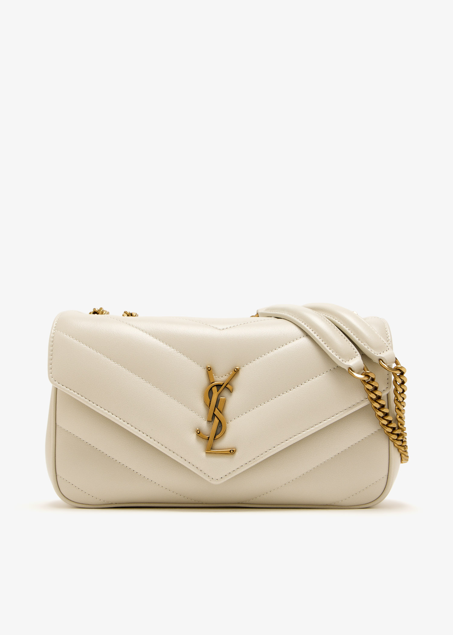 Loulou small chain bag, Cream
Loulou small chain bag, Cream