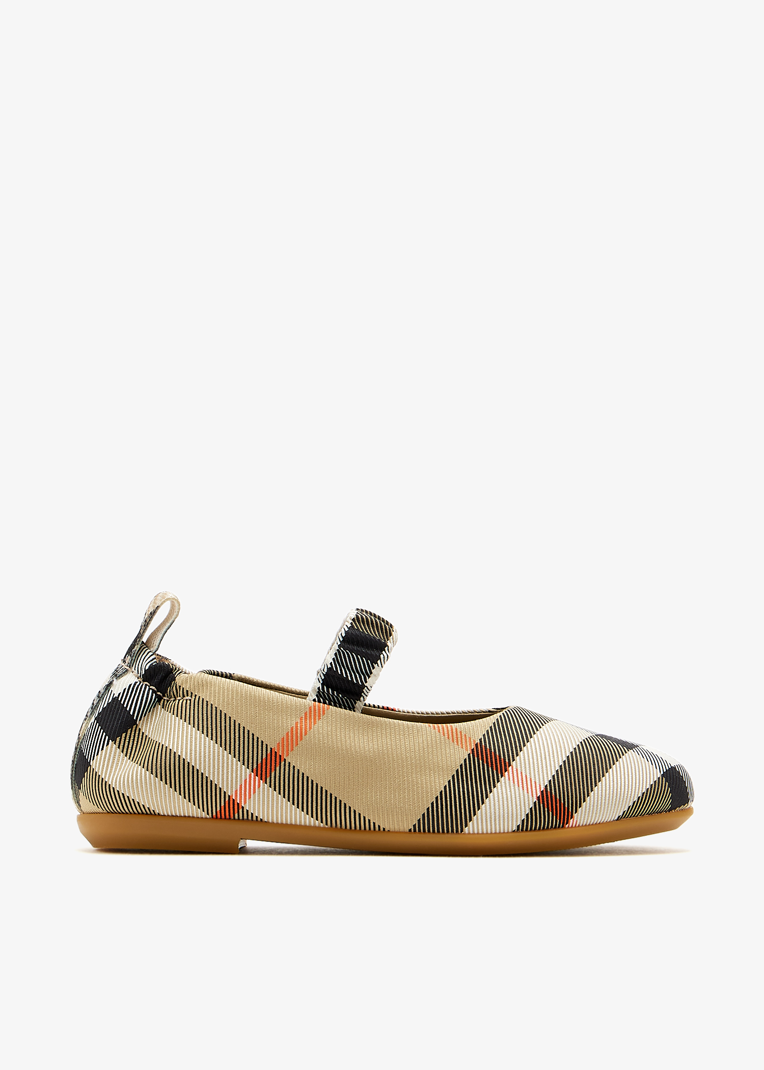Check nylon-blend ballerinas, Printed
Check nylon-blend ballerinas, Printed