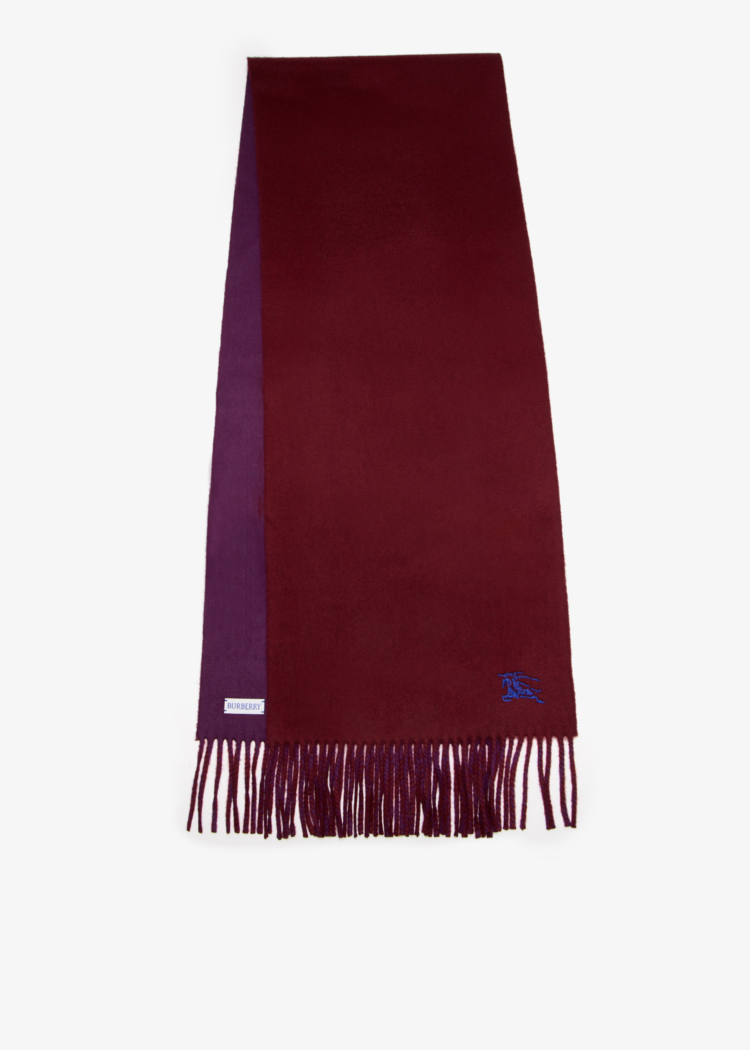 Reversible cashmere scarf, Burgundy
Reversible cashmere scarf, Burgundy