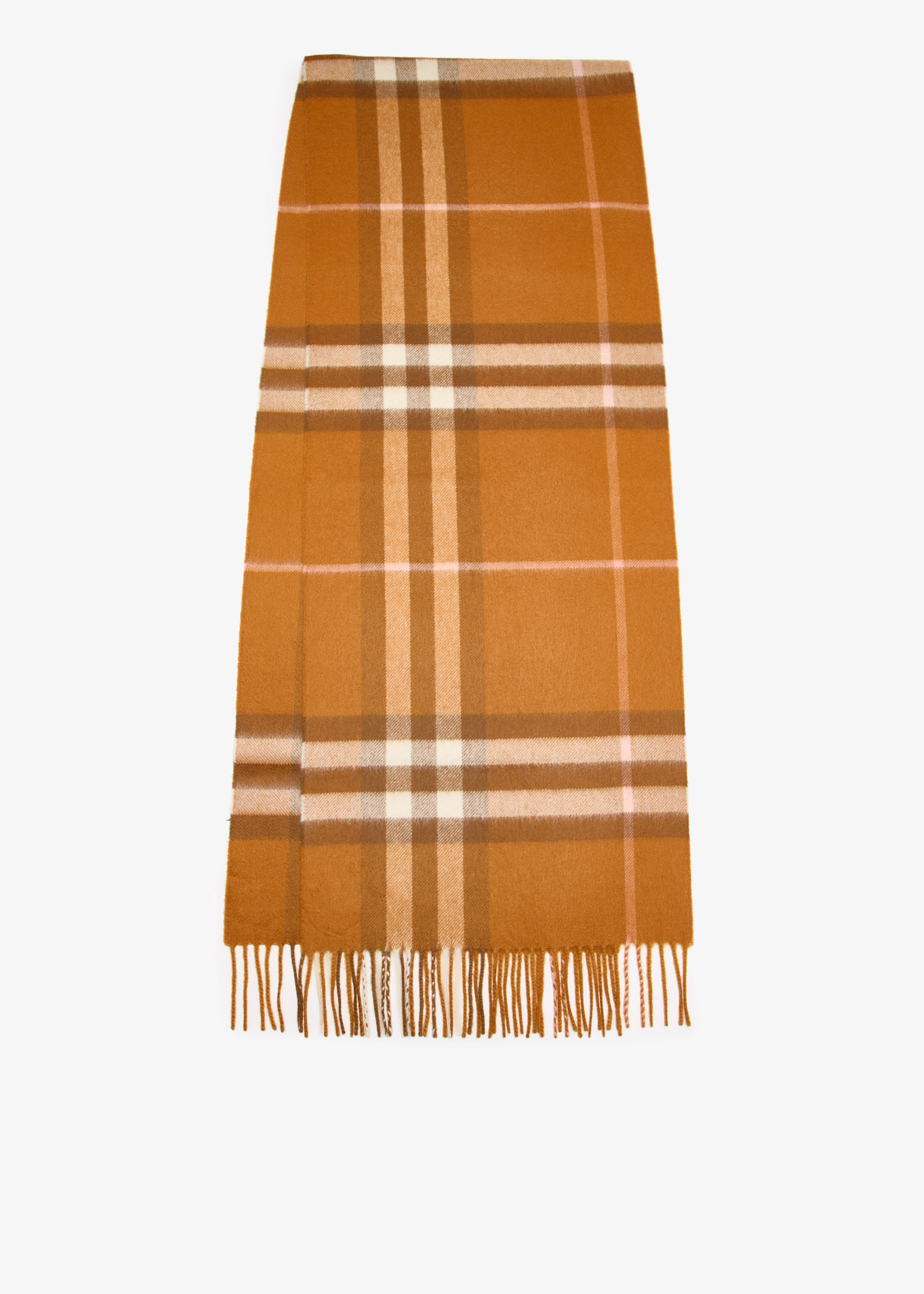 Check cashmere scarf, Orange
Check cashmere scarf, Orange