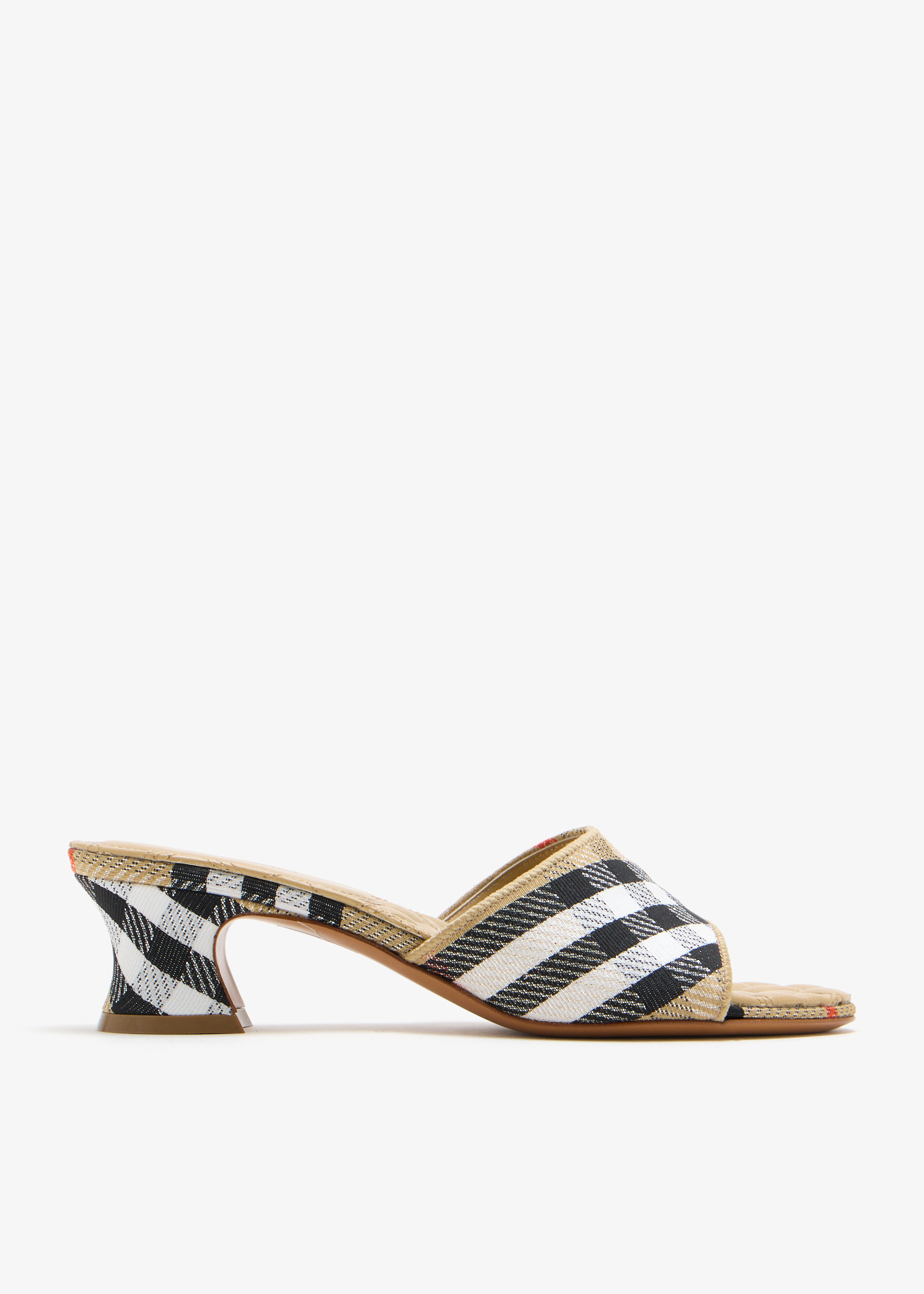 Check Sloane mules, Beige
Check Sloane mules, Beige