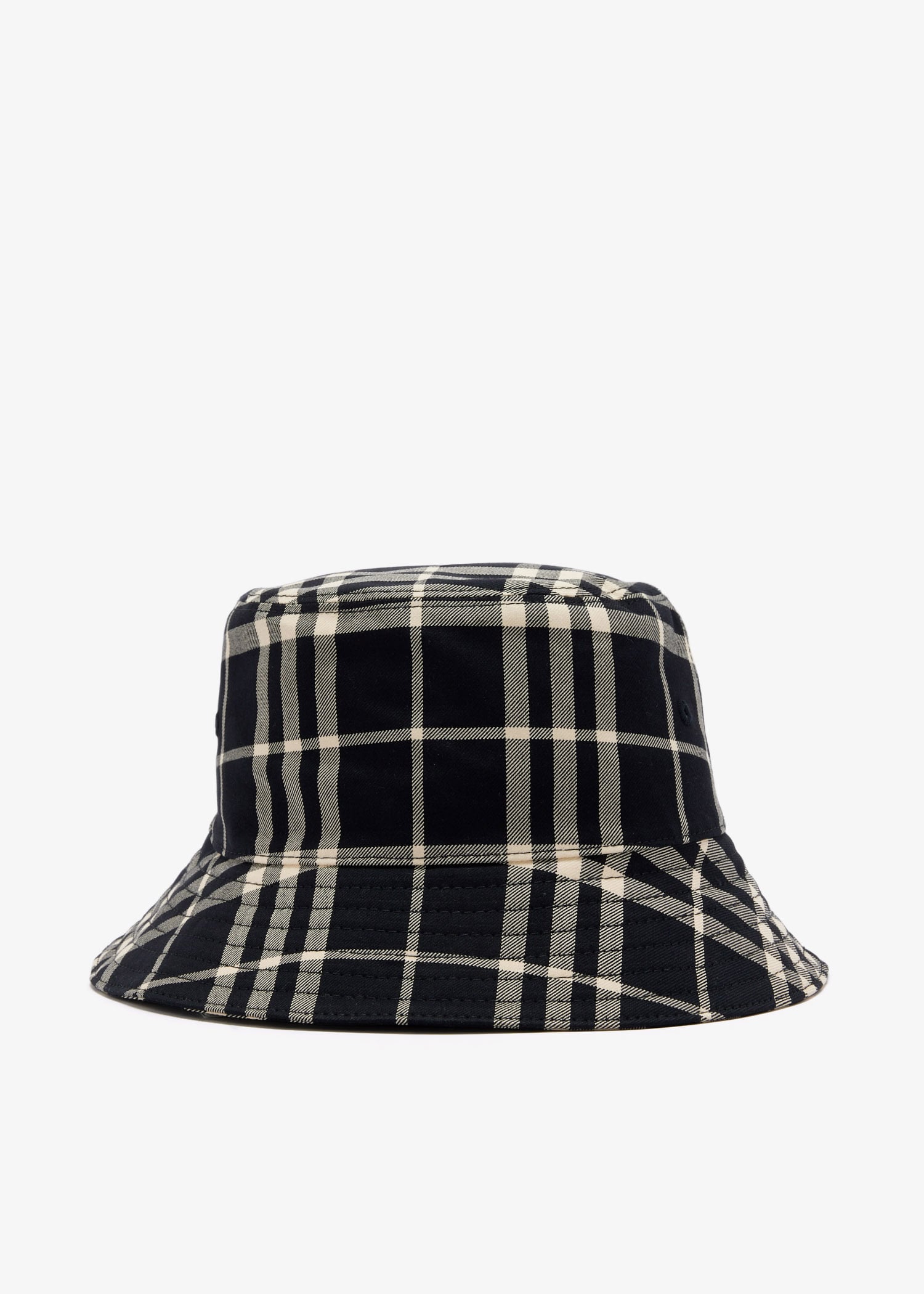 Check bucket hat, Black
Check bucket hat, Black