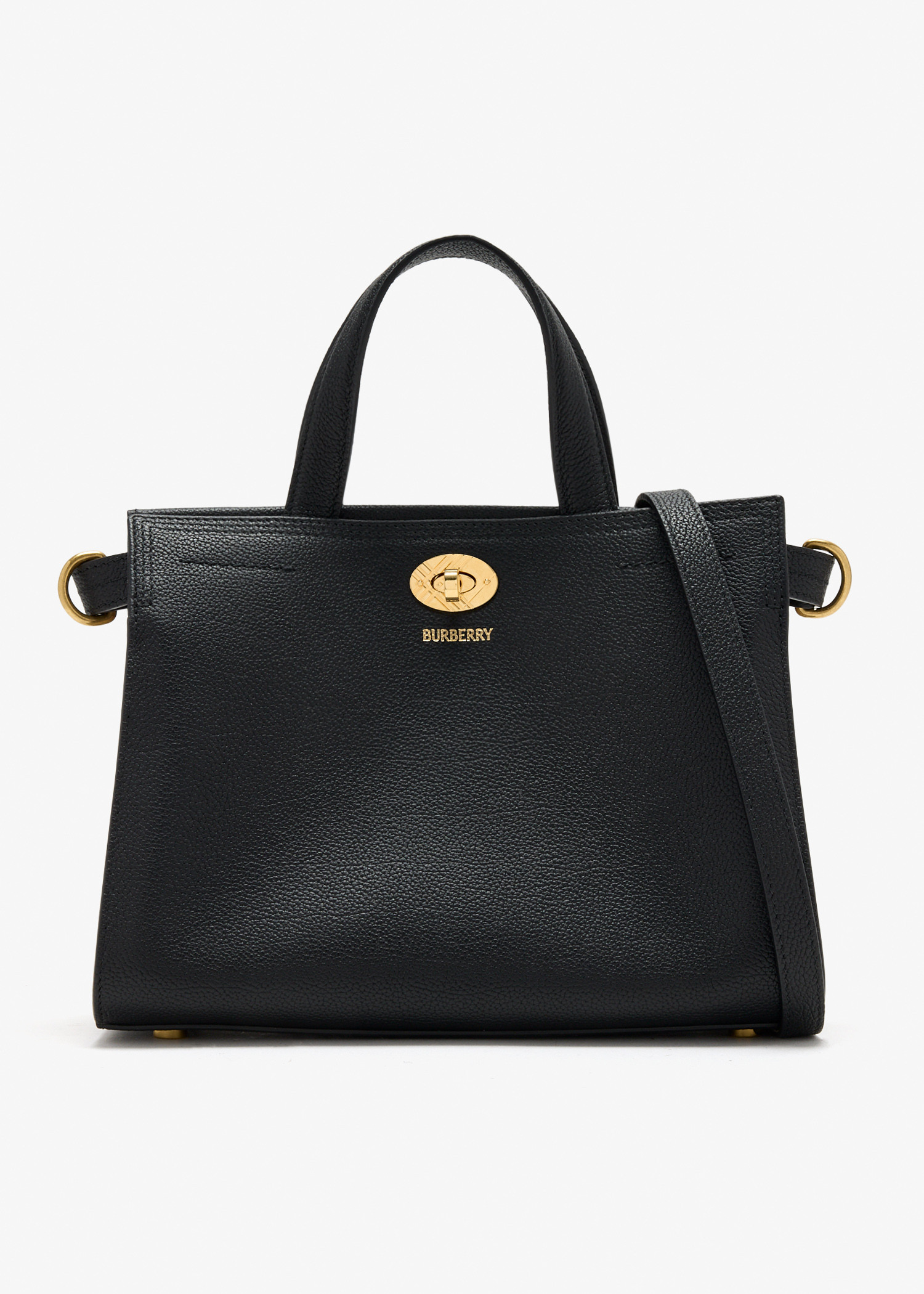 Small Cotswolds Check Tote, Black
Small Cotswolds Check Tote, Black