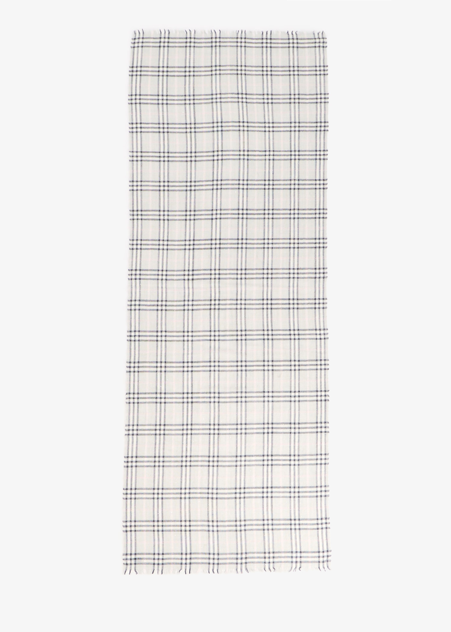Wide Check scarf, Grey
Wide Check scarf, Grey