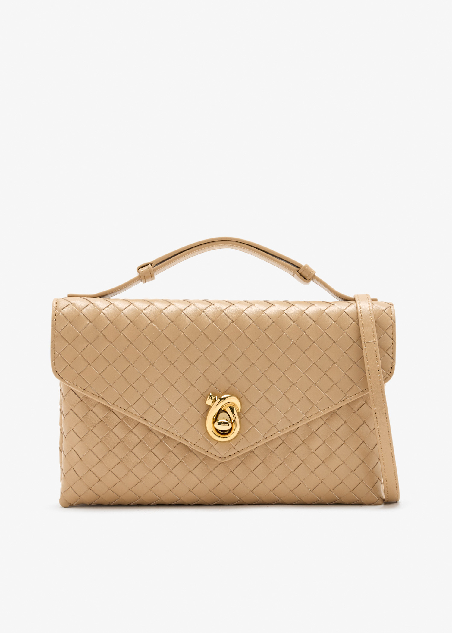Knot Lock crossbody bag, Beige
Knot Lock crossbody bag, Beige