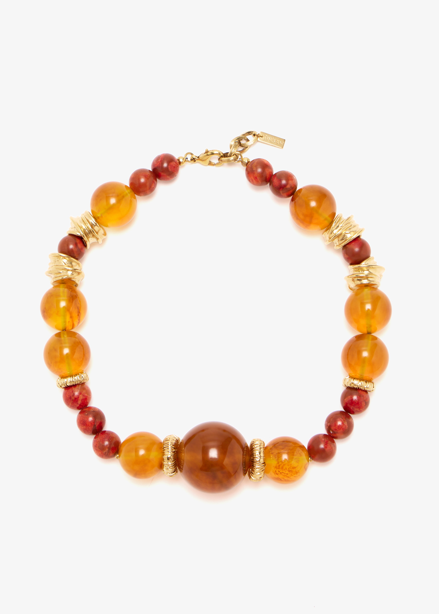 Bead necklace, Orange
Bead necklace, Orange