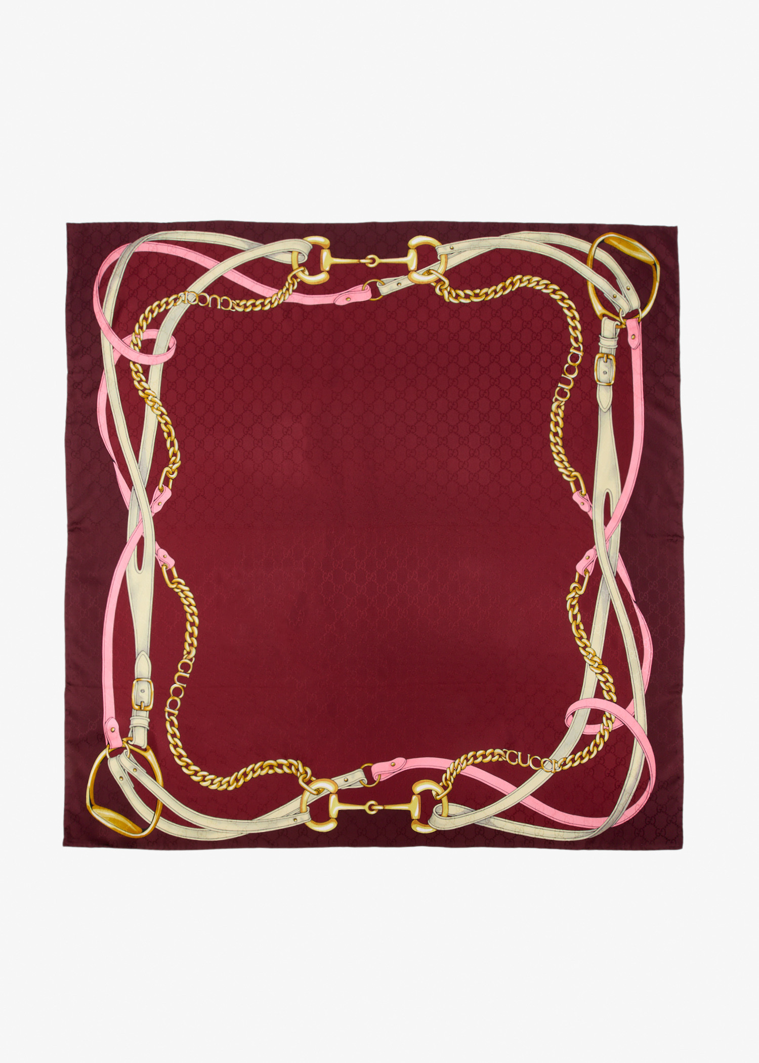 GG silk jacquard carré, Printed
GG silk jacquard carré, Printed