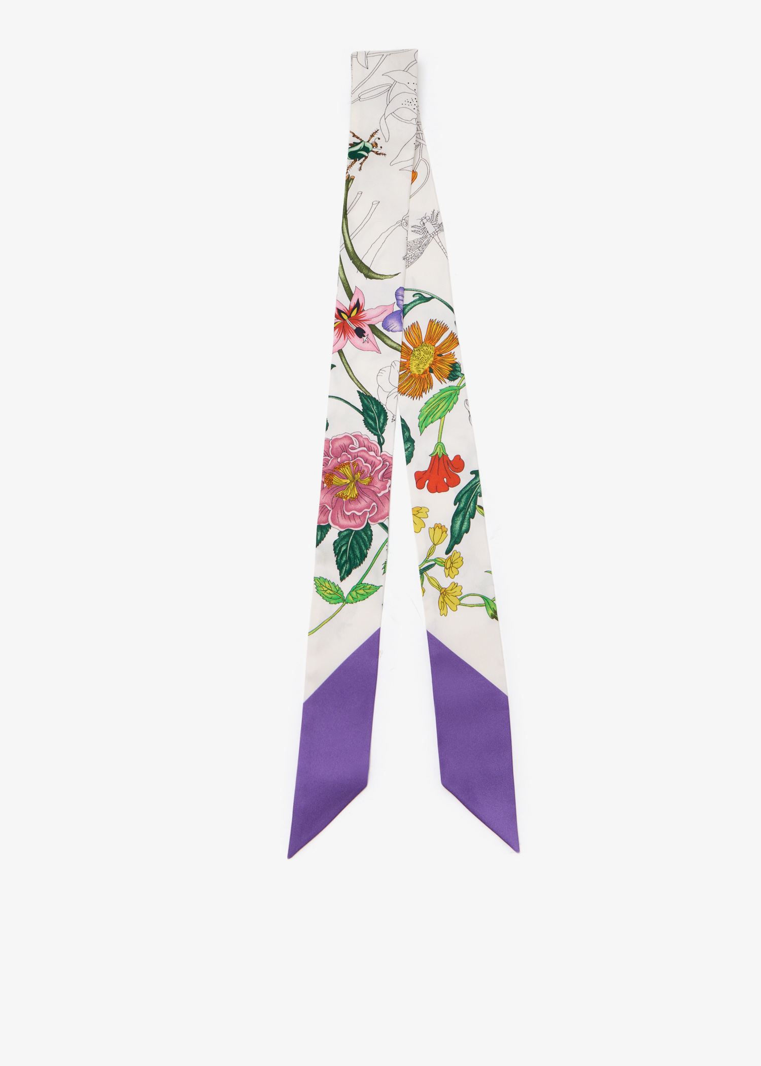 Printed silk twill neck bow
Printed silk twill neck bow