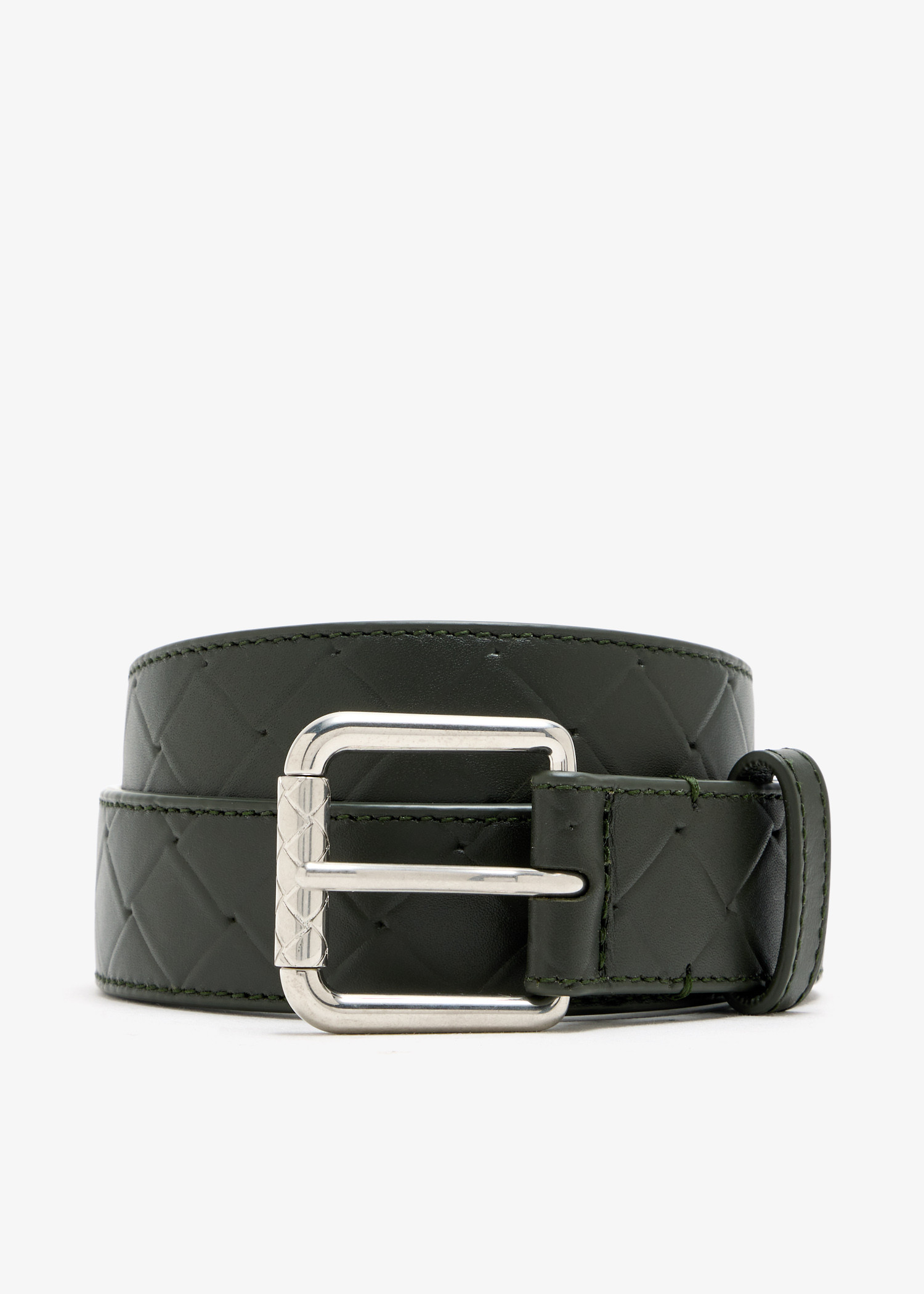 Intrecciato stamp belt, Grey
Intrecciato stamp belt, Grey