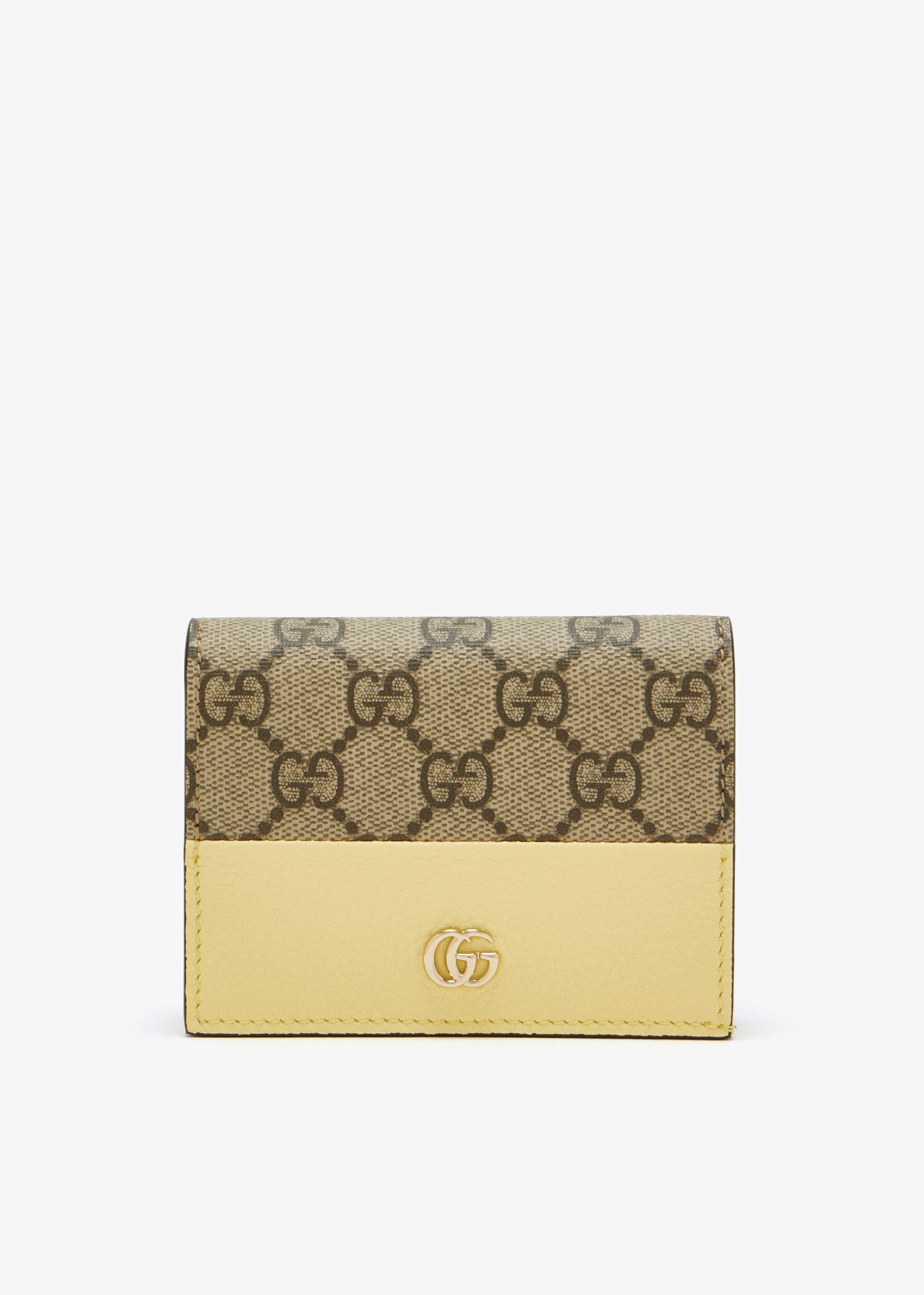 Bi-color GG Marmont small wallet, Yellow
Bi-color GG Marmont small wallet, Yellow