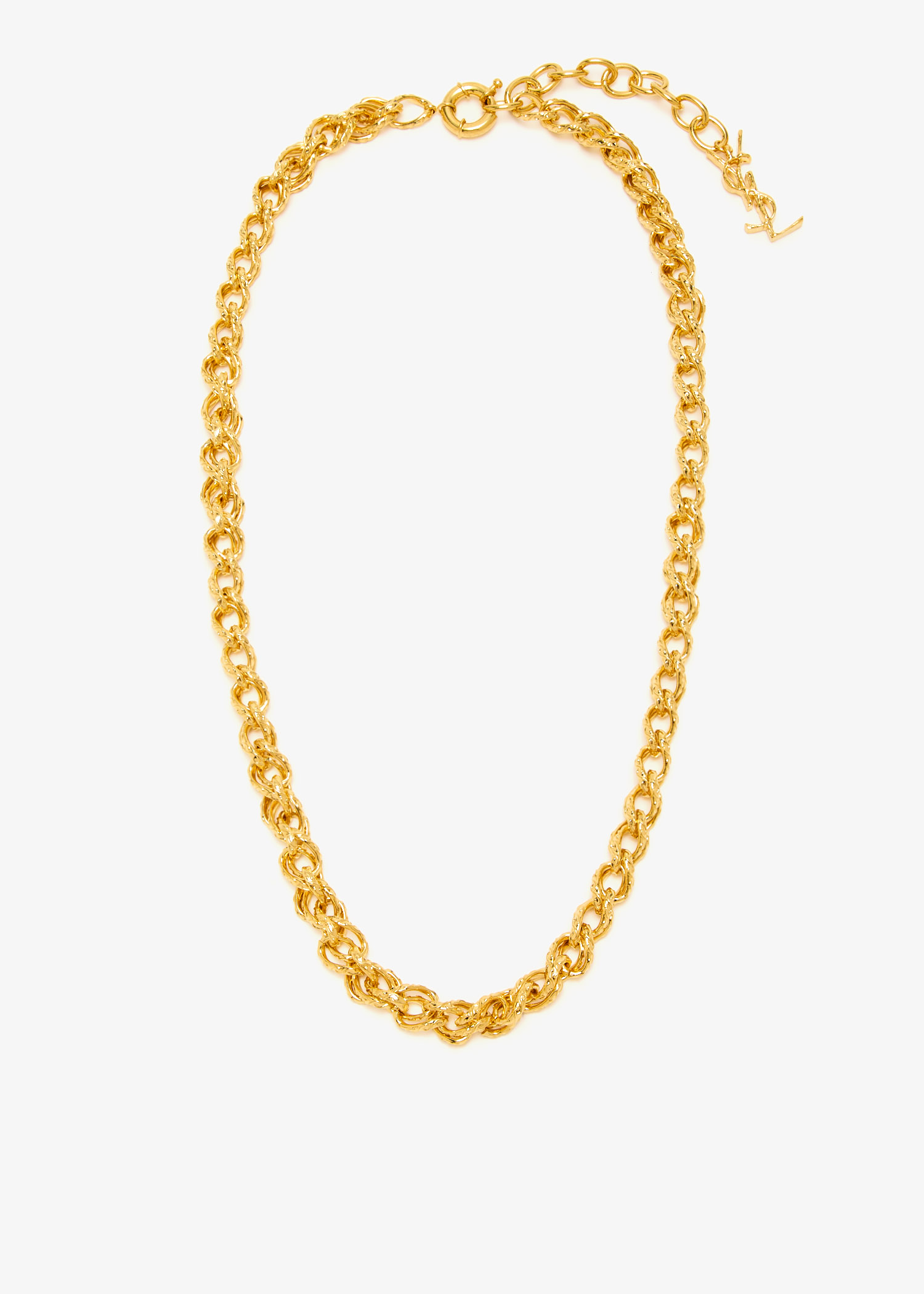 Hammered chain necklace, Gold
Hammered chain necklace, Gold