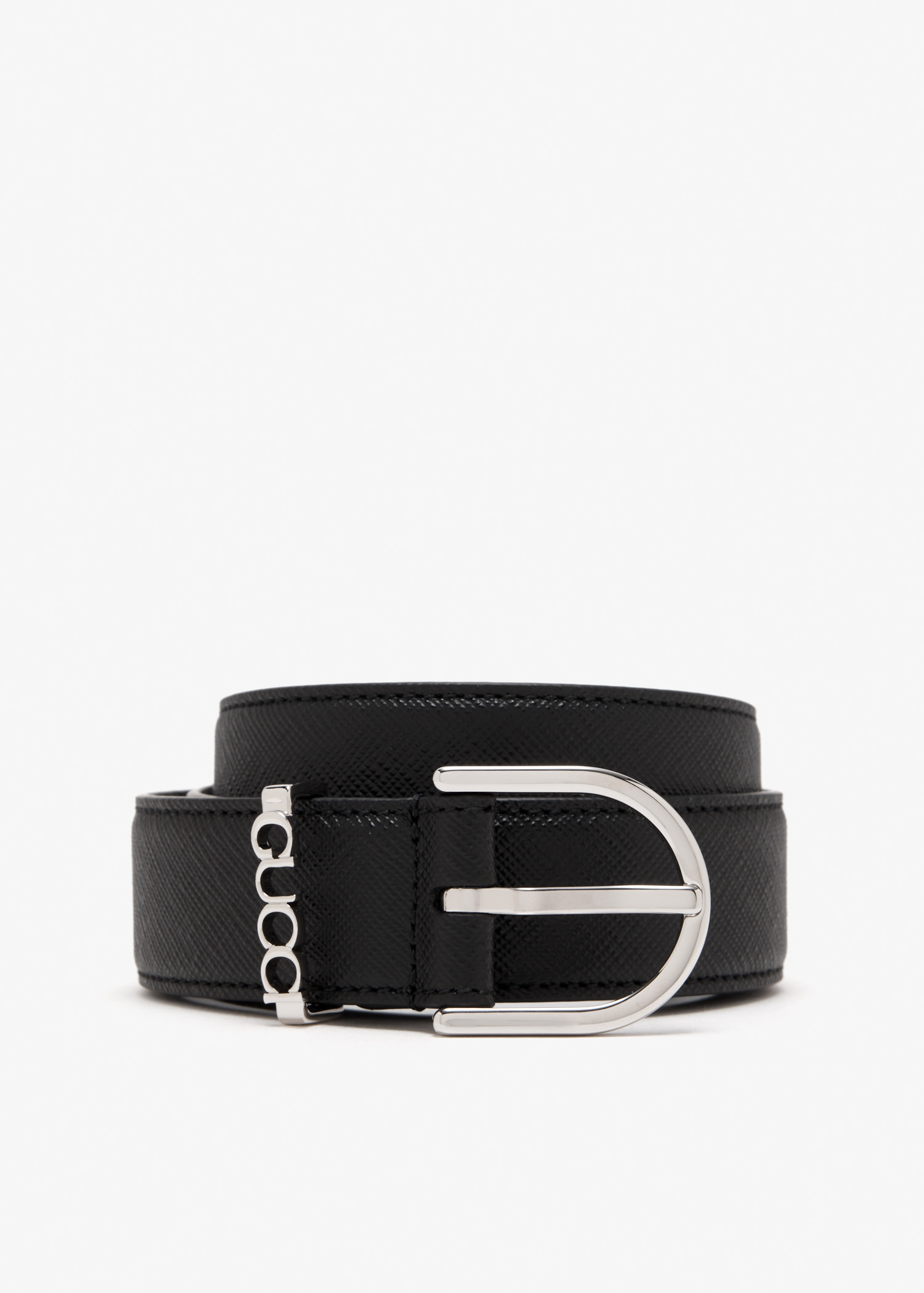 Stirrup buckle belt, Black
Stirrup buckle belt, Black