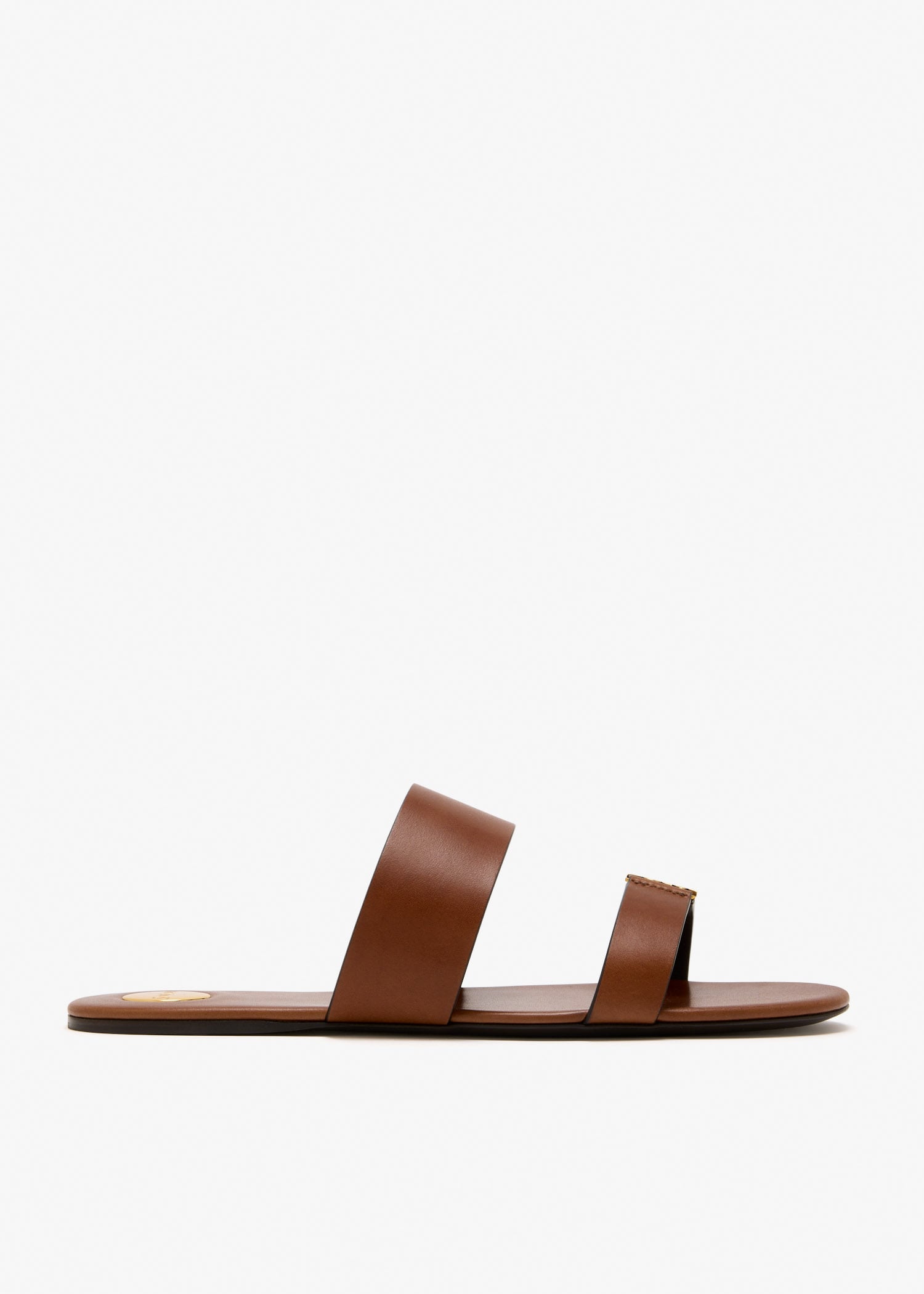 Babylone leather slides, Brown
Babylone leather slides, Brown
