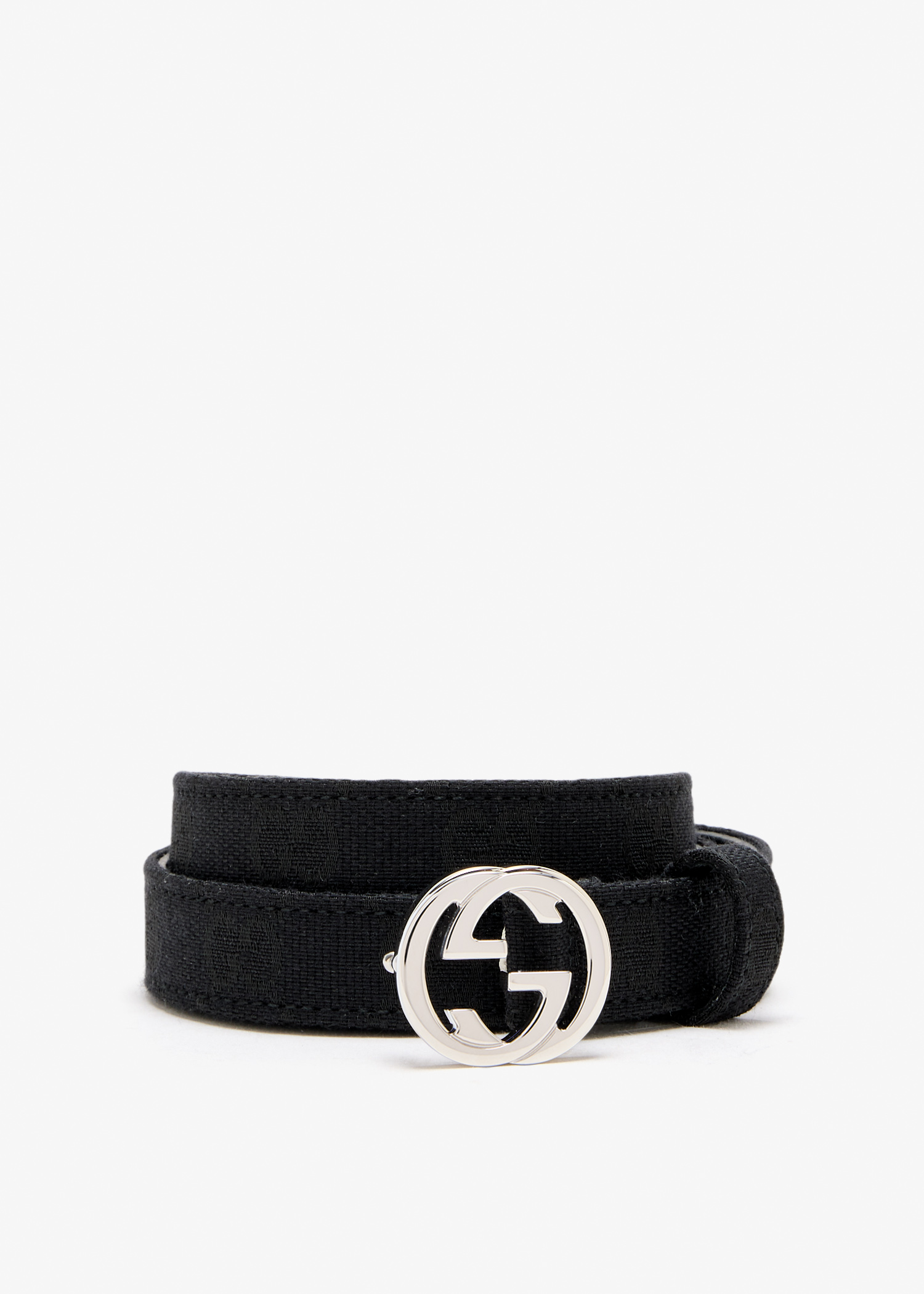 Interlocking G thin belt, Black
Interlocking G thin belt, Black