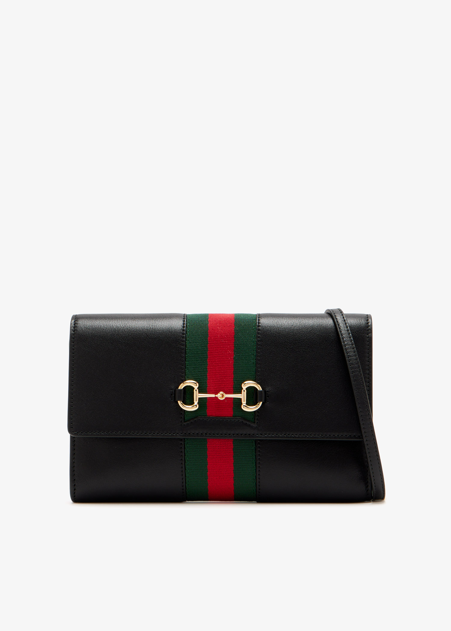 Horsebit Web strap wallet, Black
Horsebit Web strap wallet, Black