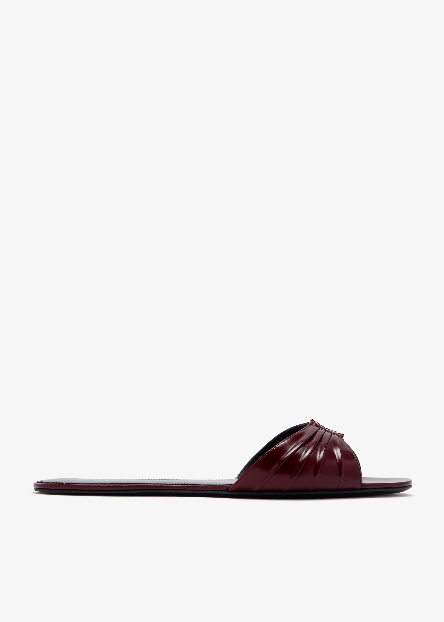 Babylone slide sandals, Burgundy
Babylone slide sandals, Burgundy
