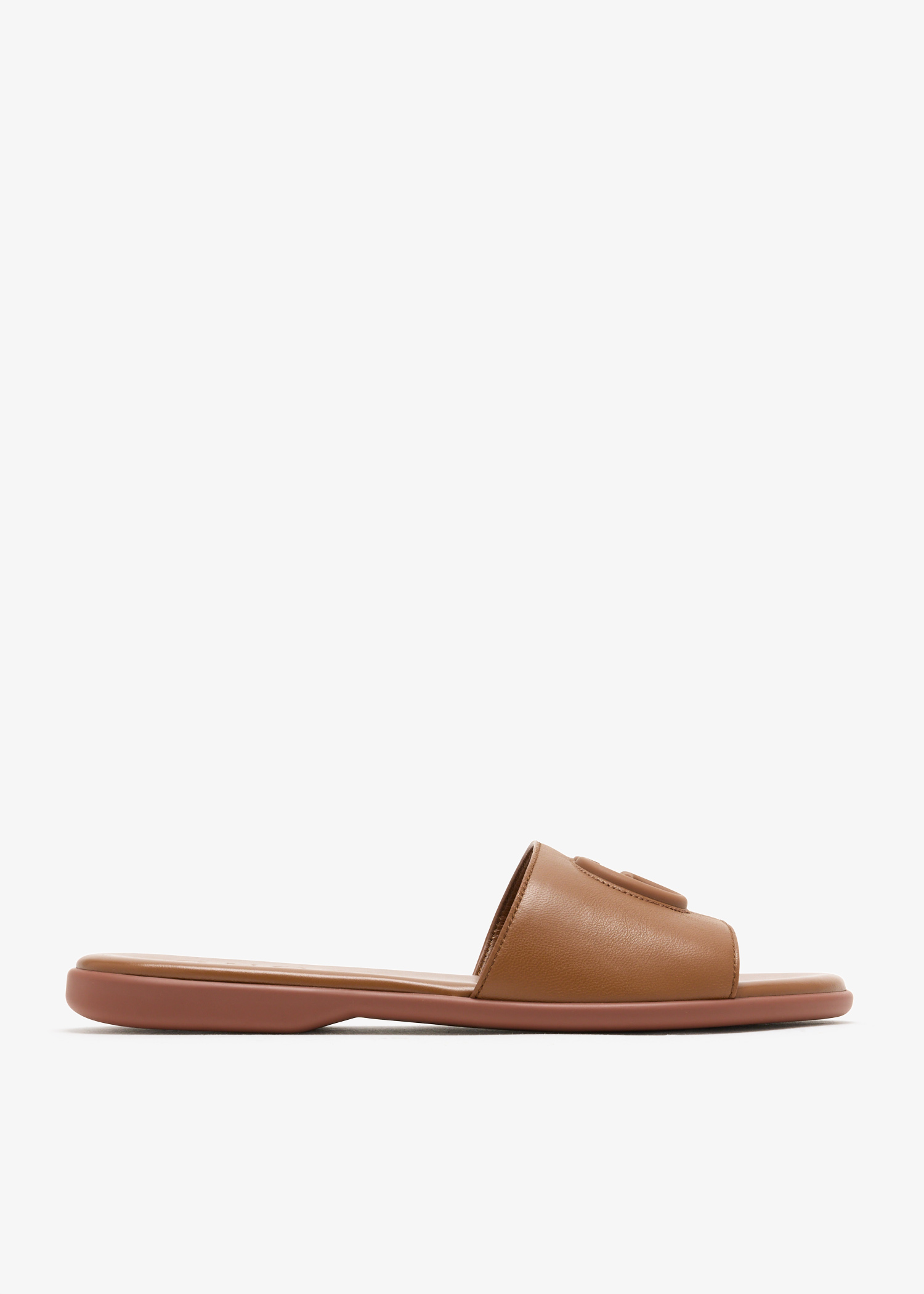 Double G slide sandals, Brown
Double G slide sandals, Brown