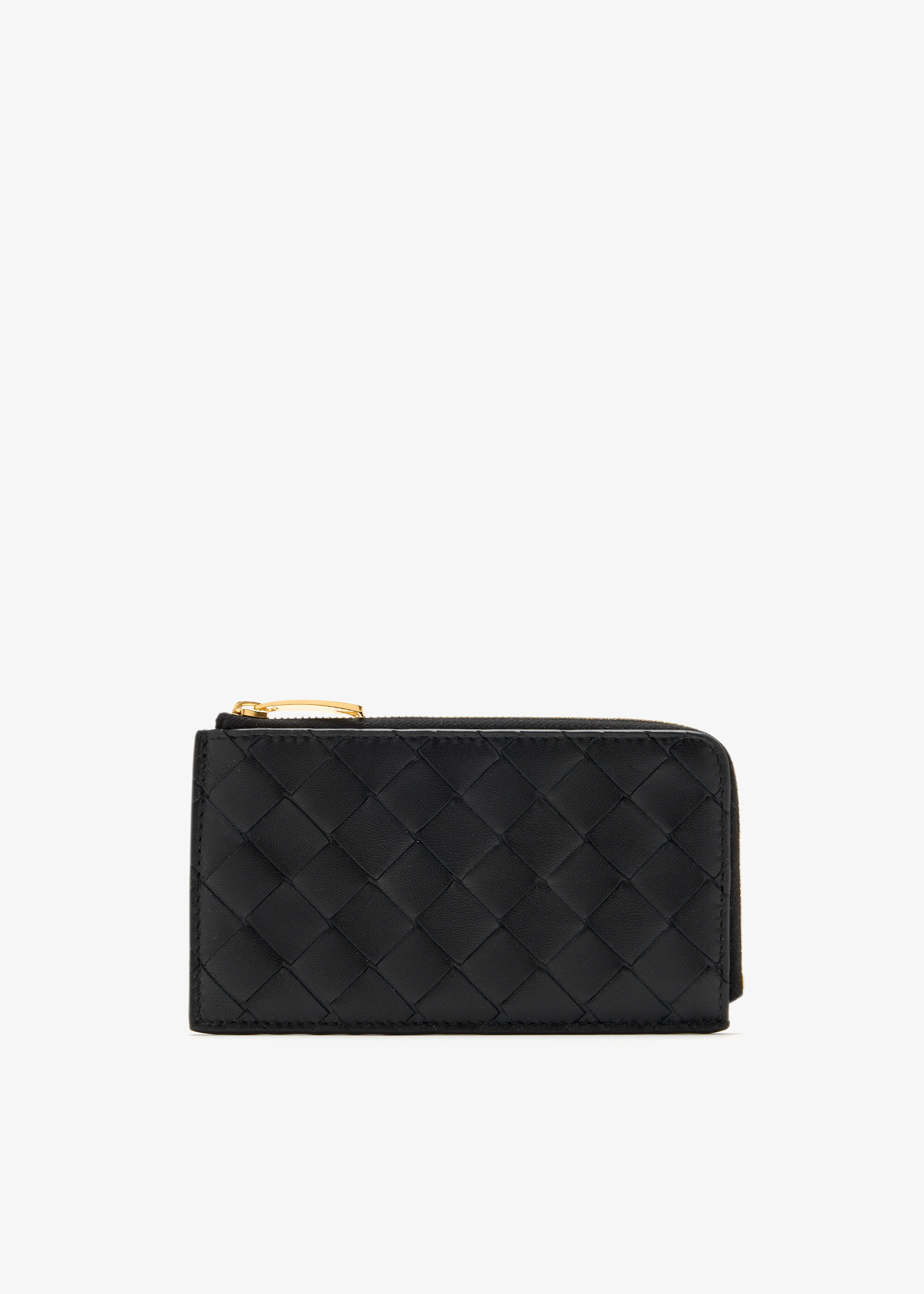 Intrecciato L-Zipped card case, Black
Intrecciato L-Zipped card case, Black