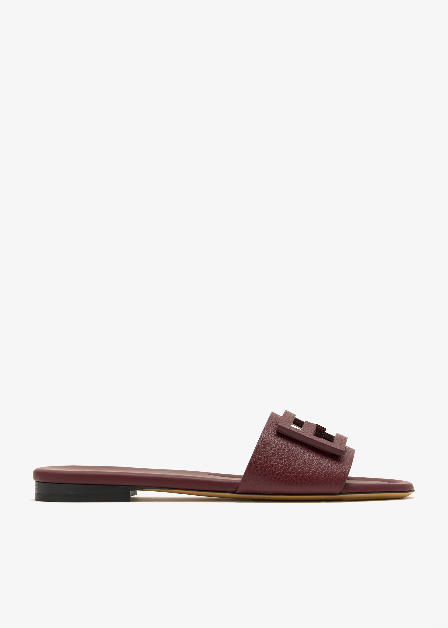 Baguette slide sandals, Burgundy
Baguette slide sandals, Burgundy