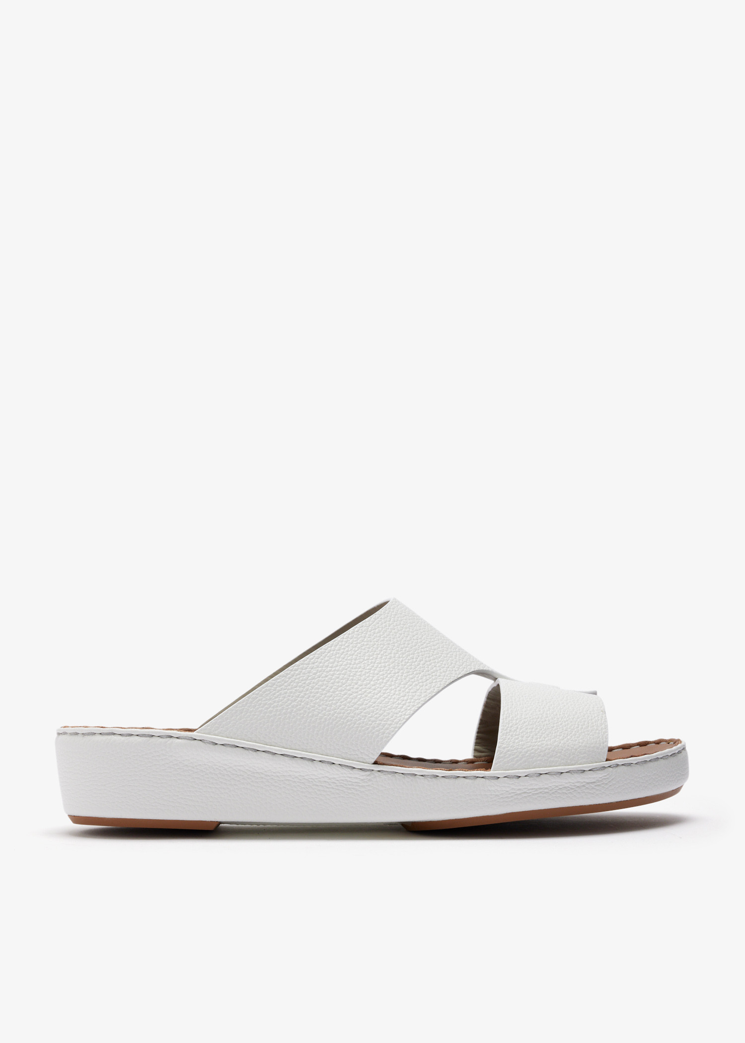 Looped belt sandals, White
Looped belt sandals, White
