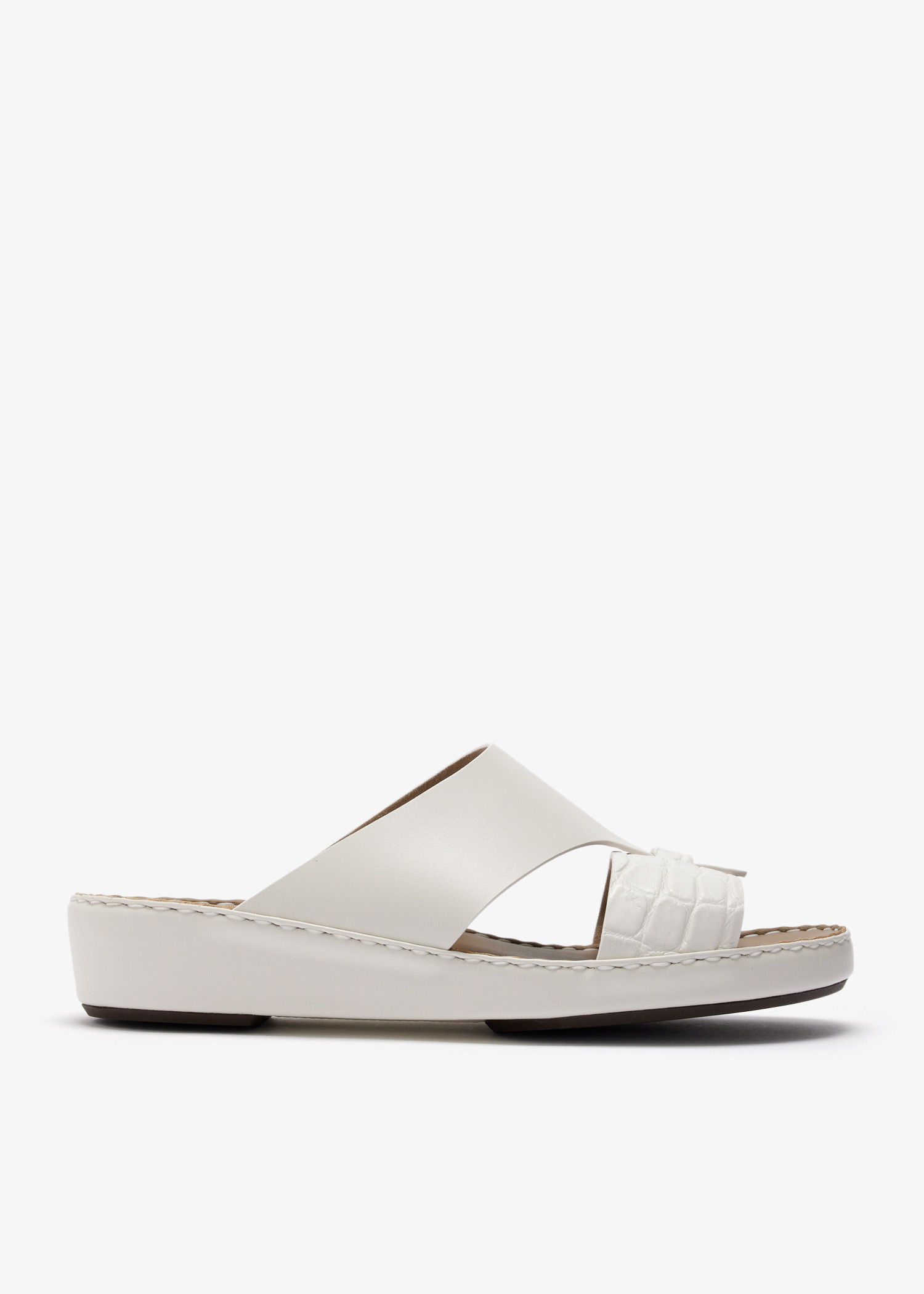 Looped belt sandals, Cream
Looped belt sandals, Cream