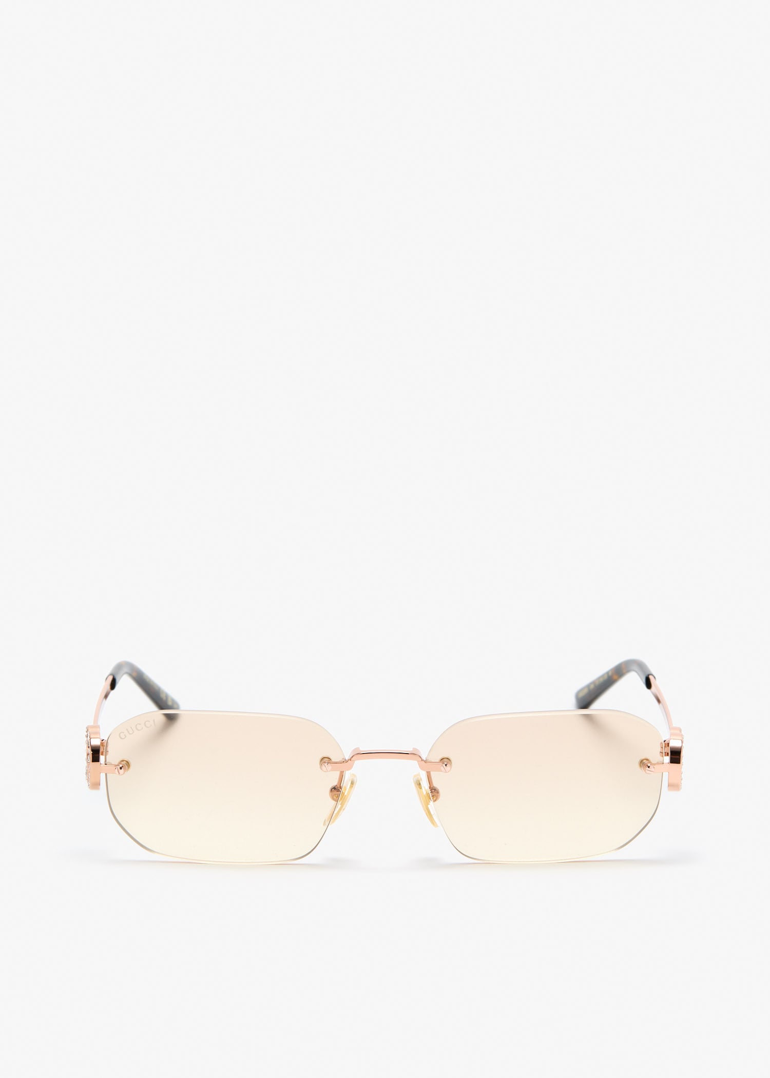 Rimless rectangular sunglasses, Rose gold
Rimless rectangular sunglasses, Rose gold