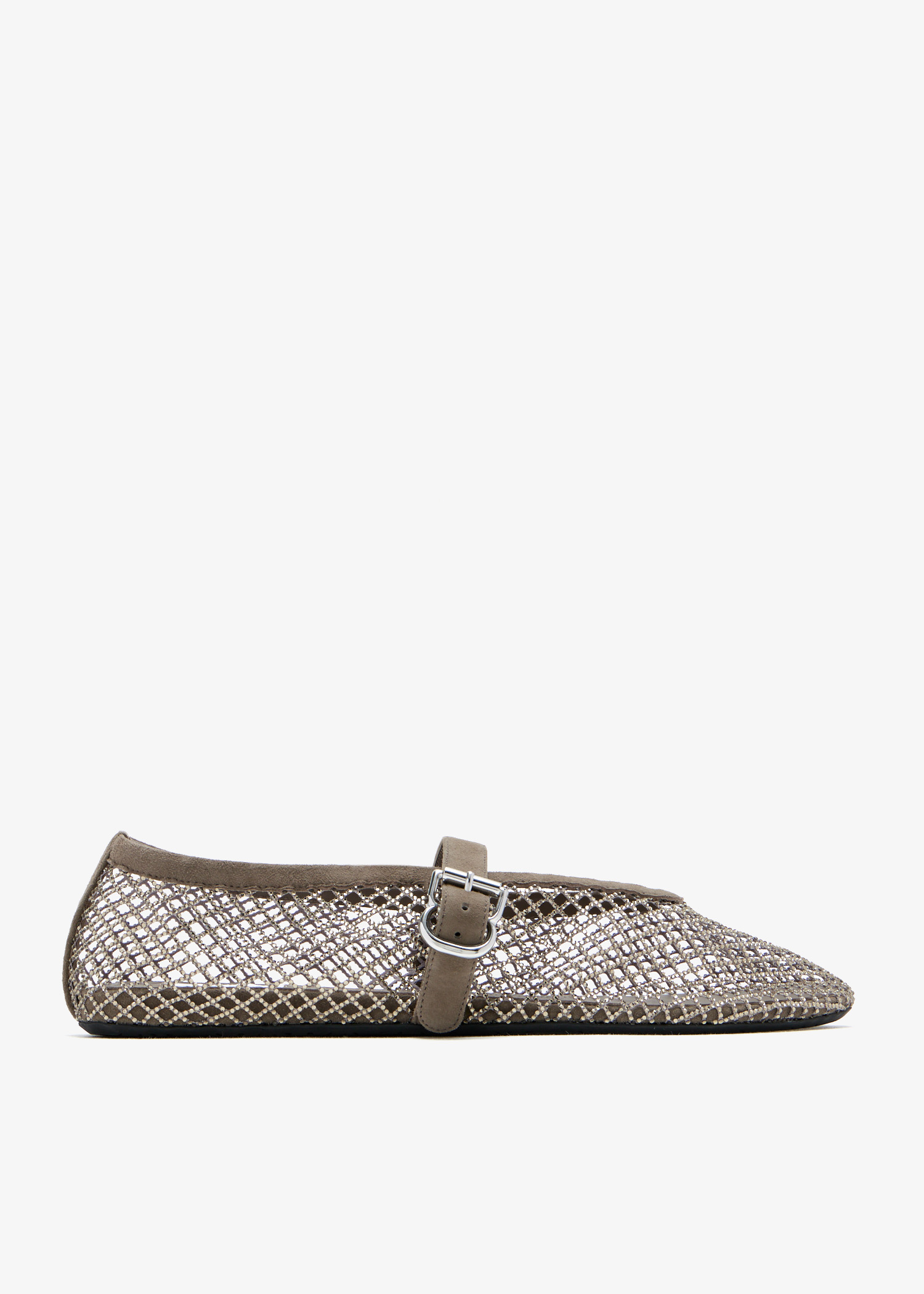 Strass fishnet ballerinas, Taupe
Strass fishnet ballerinas, Taupe