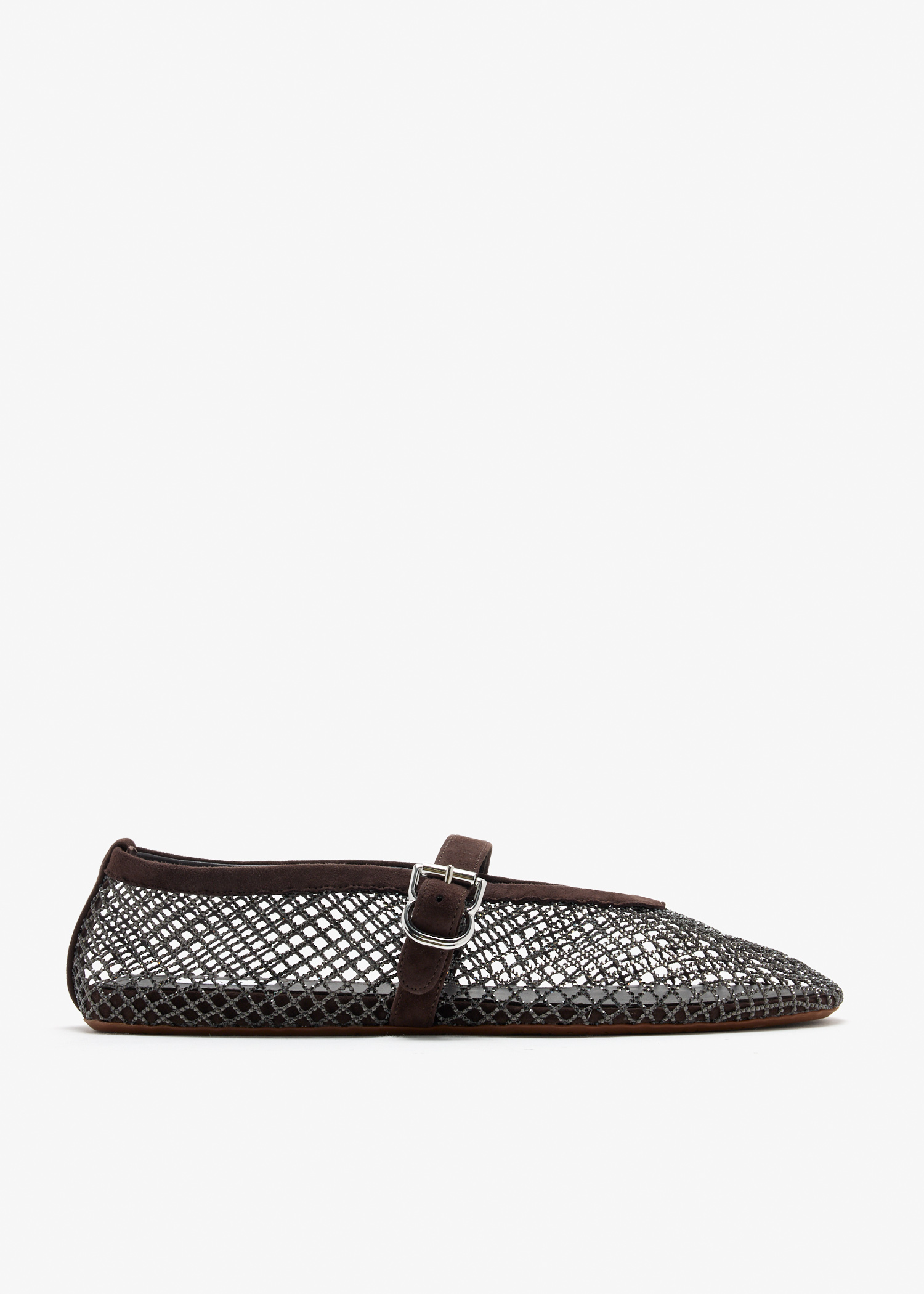 Strass fishnet ballerinas, Brown
Strass fishnet ballerinas, Brown