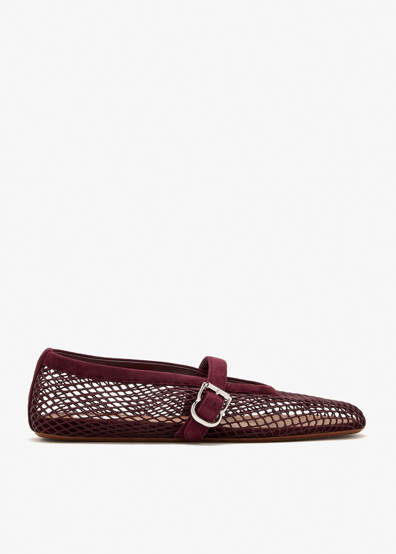 Fishnet ballerinas, Burgundy
Fishnet ballerinas, Burgundy
