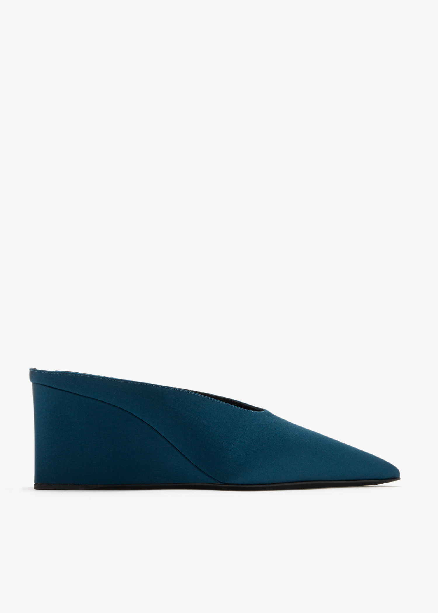 Cube wedge mules, Blue
Cube wedge mules, Blue