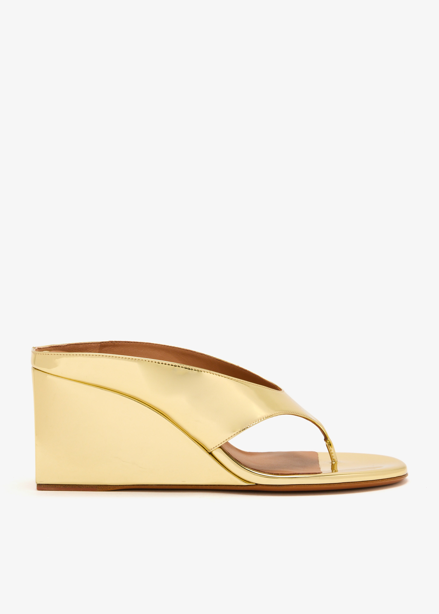 Cube thong mules, Gold
Cube thong mules, Gold