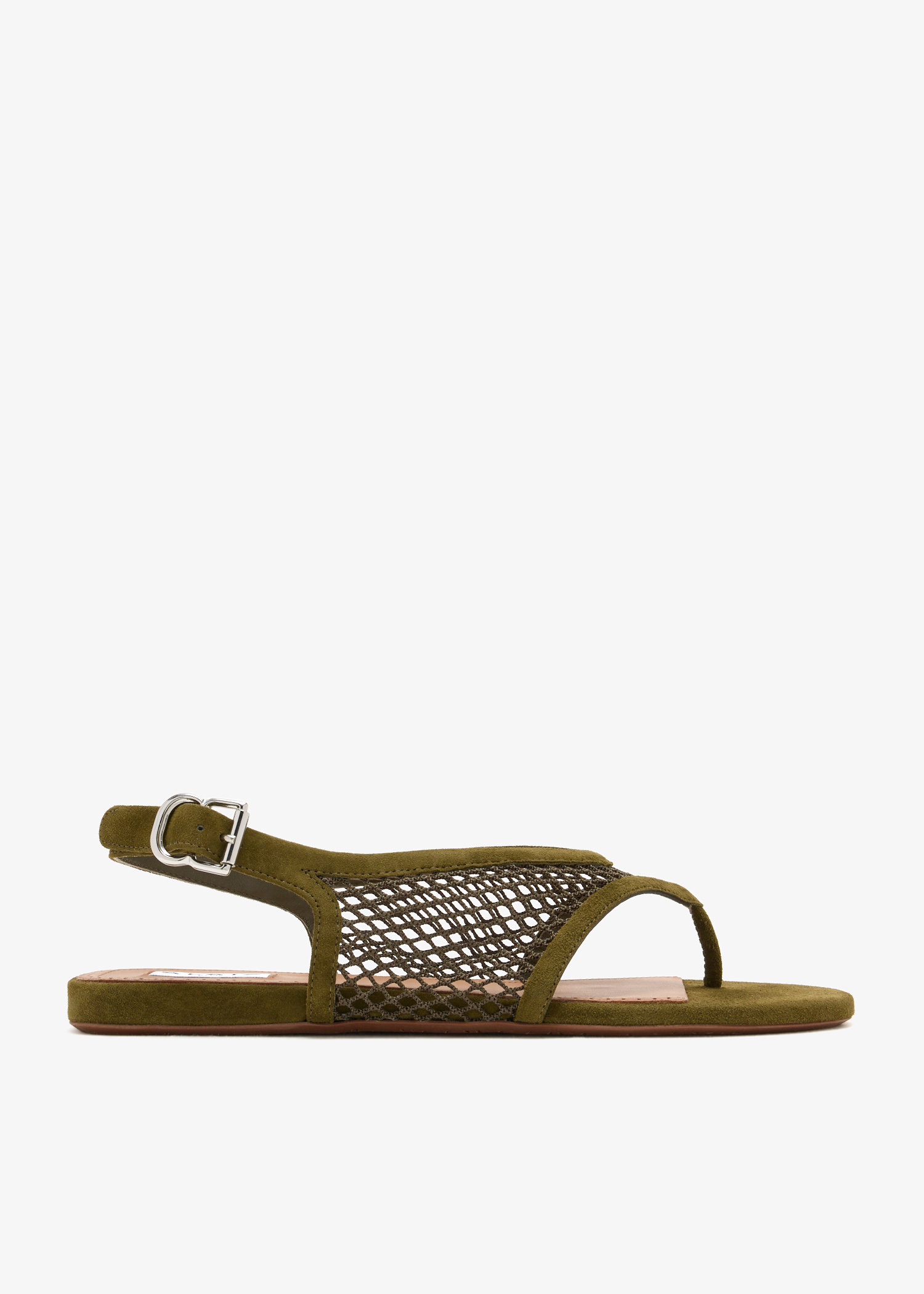 Fishnet thong sandals, Khaki
Fishnet thong sandals, Khaki