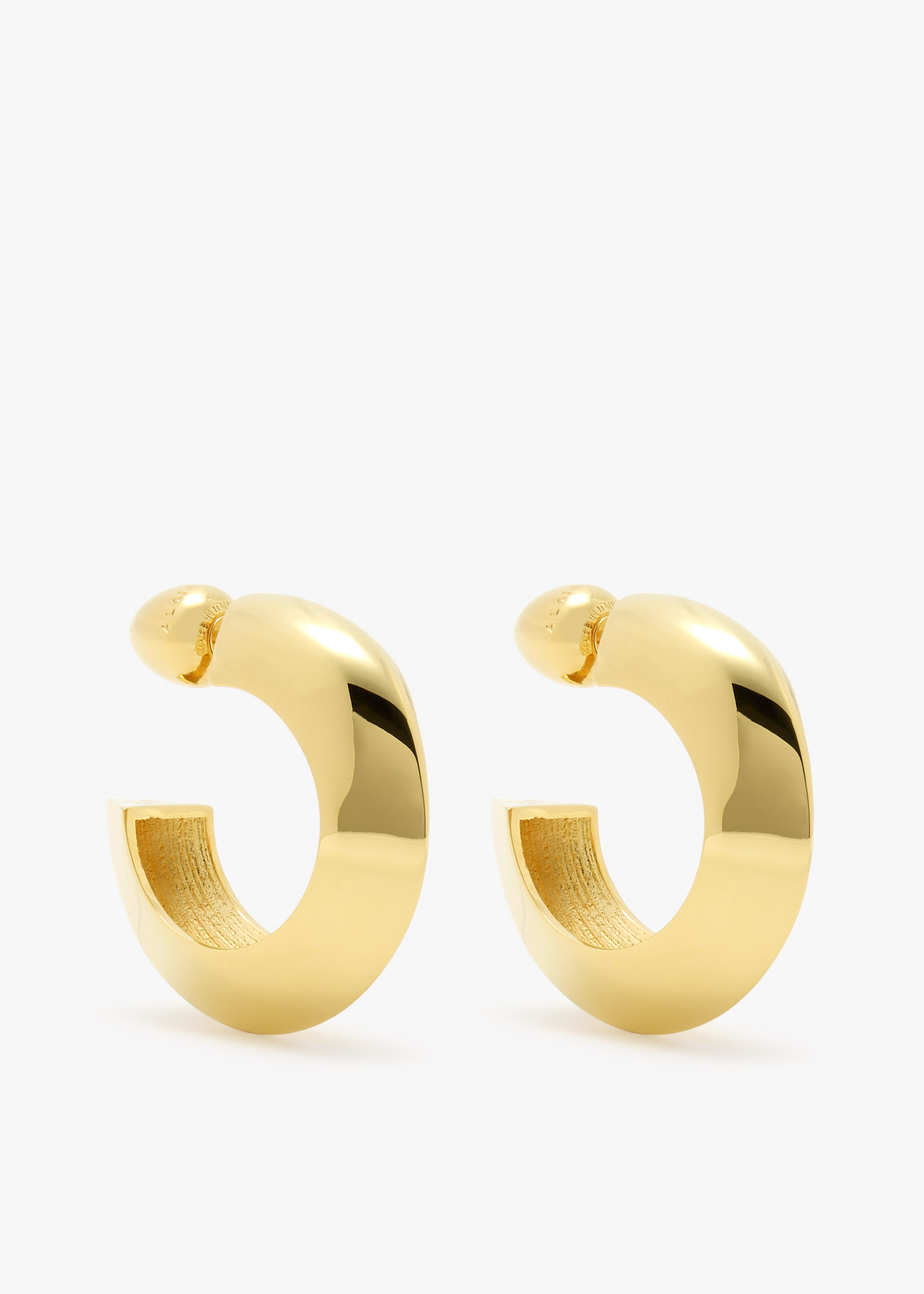 Edge hoop earrings, Gold
Edge hoop earrings, Gold