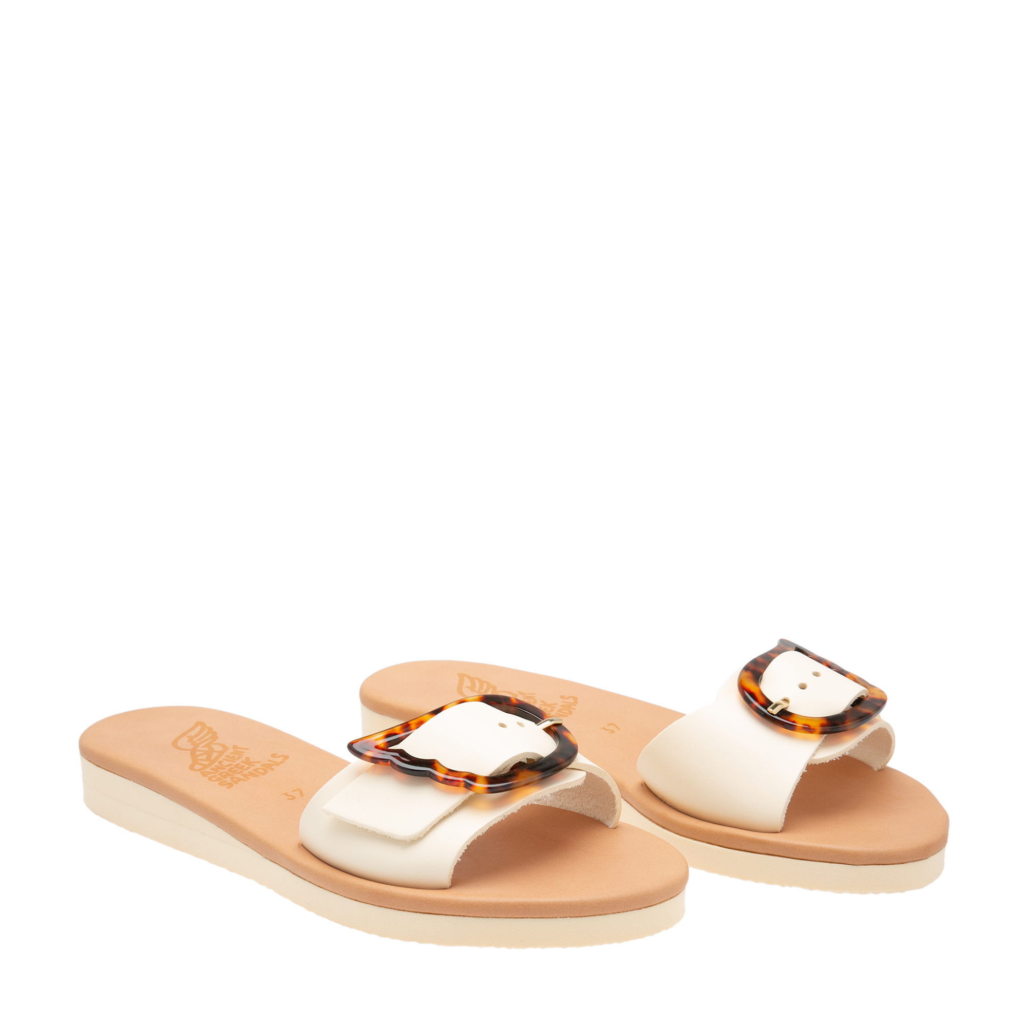 Aglaia sandals, White